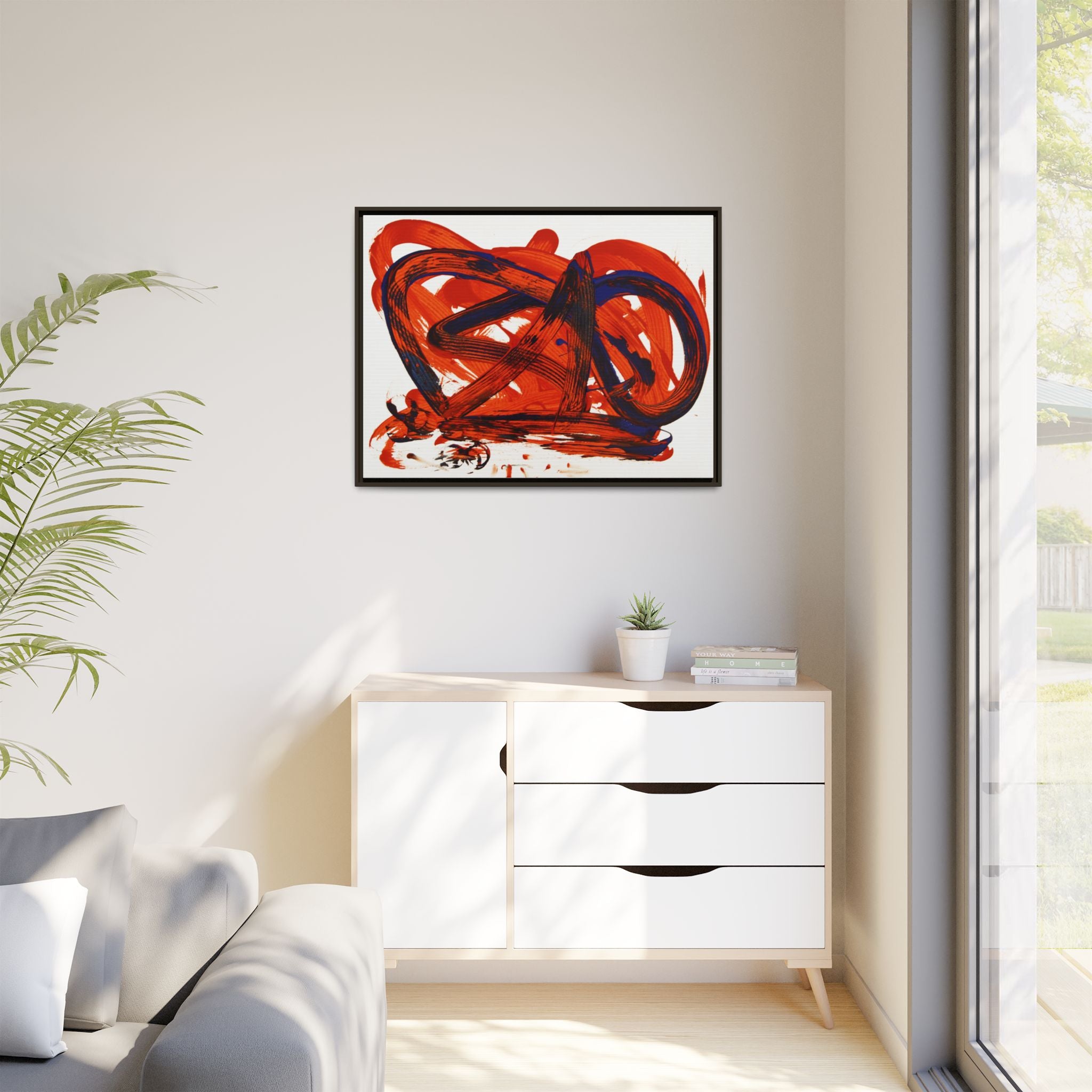 Barito 0138 by Heinz Hachel Matte Canvas Framed Wall Art