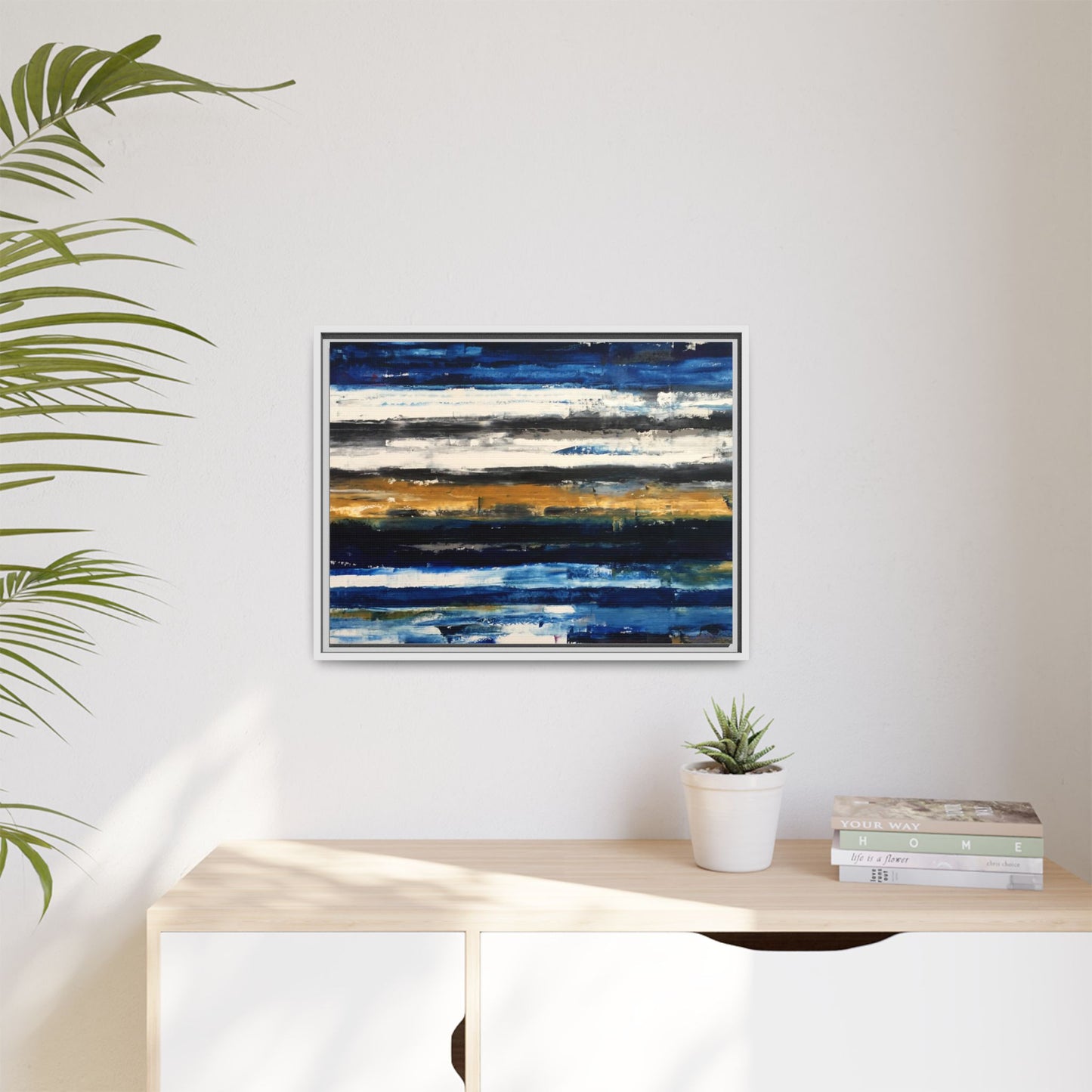 Tiny Buddha by Todd Williamson Framed Matte Canvas Abstract  Wall Art