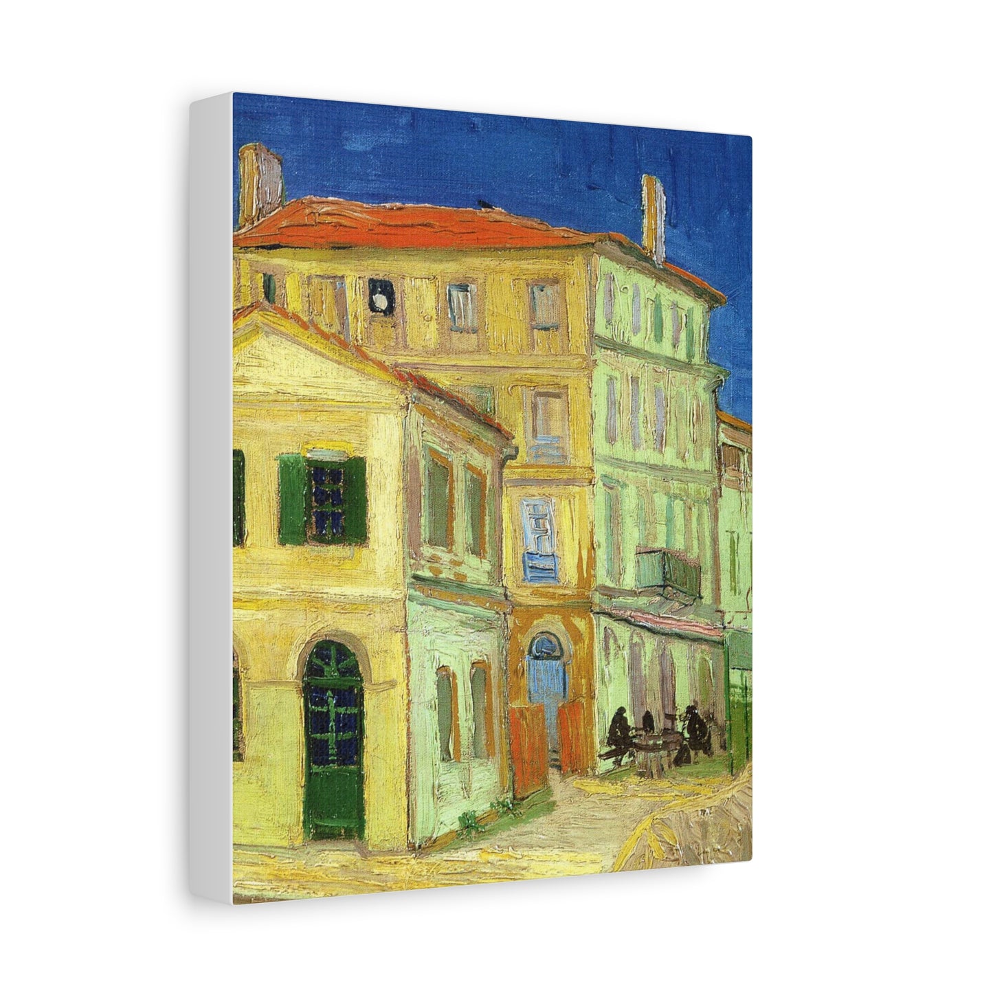 The Yellow House by Vincent van Gogh Matte Canvas Art – Stretched 1.25"