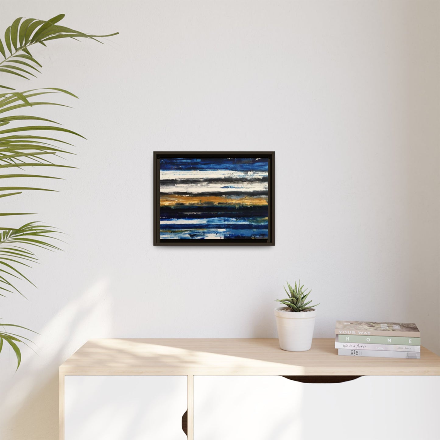 Tiny Buddha by Todd Williamson Framed Matte Canvas Abstract  Wall Art