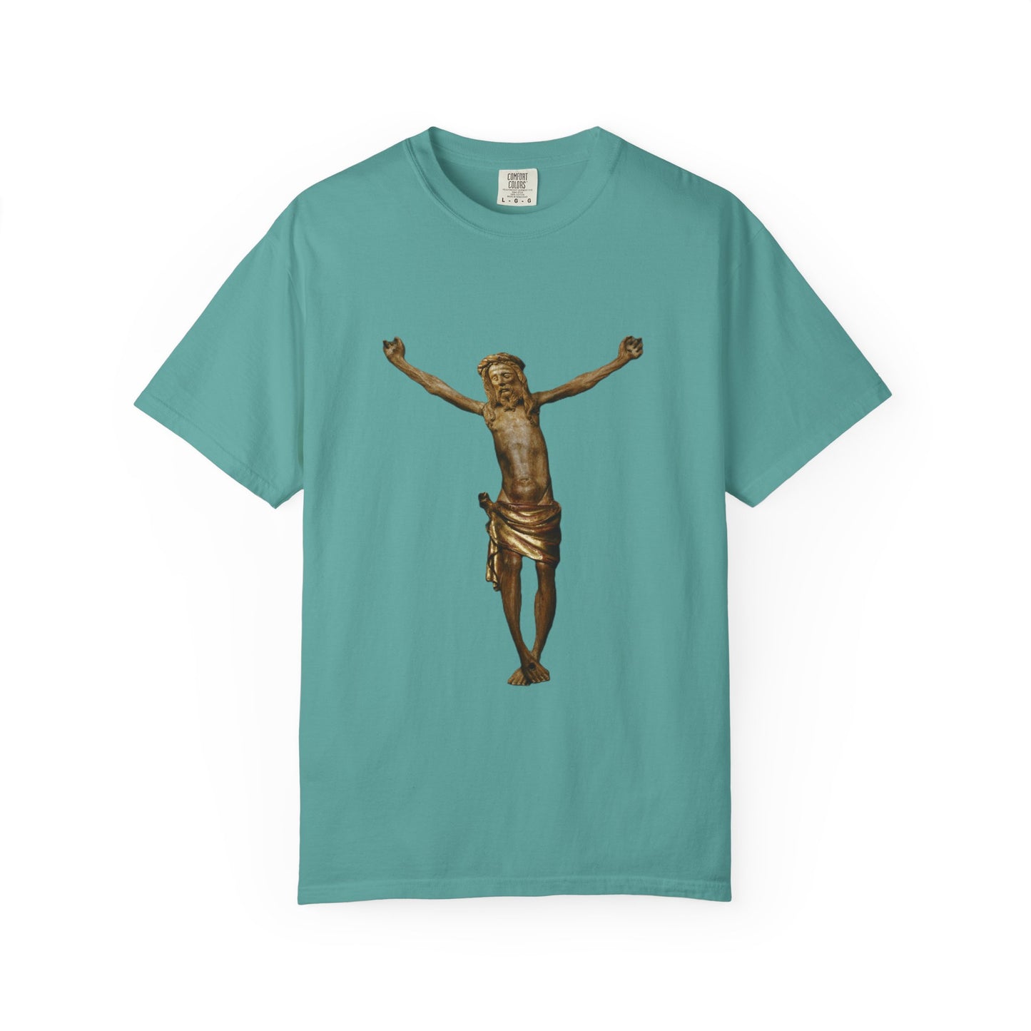 Unisex Christ on the cross Garment-Dyed T-shirt