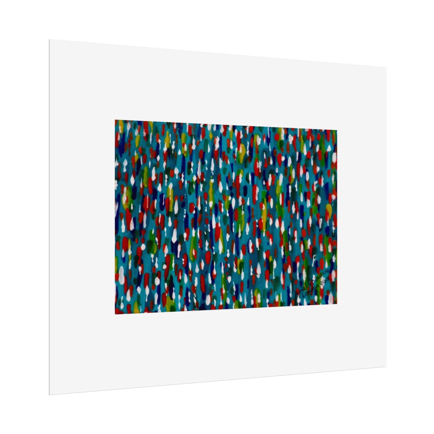 Colours Of The Soul Reflecting On Water by Ariel Chavarro Avila Wall Art Print