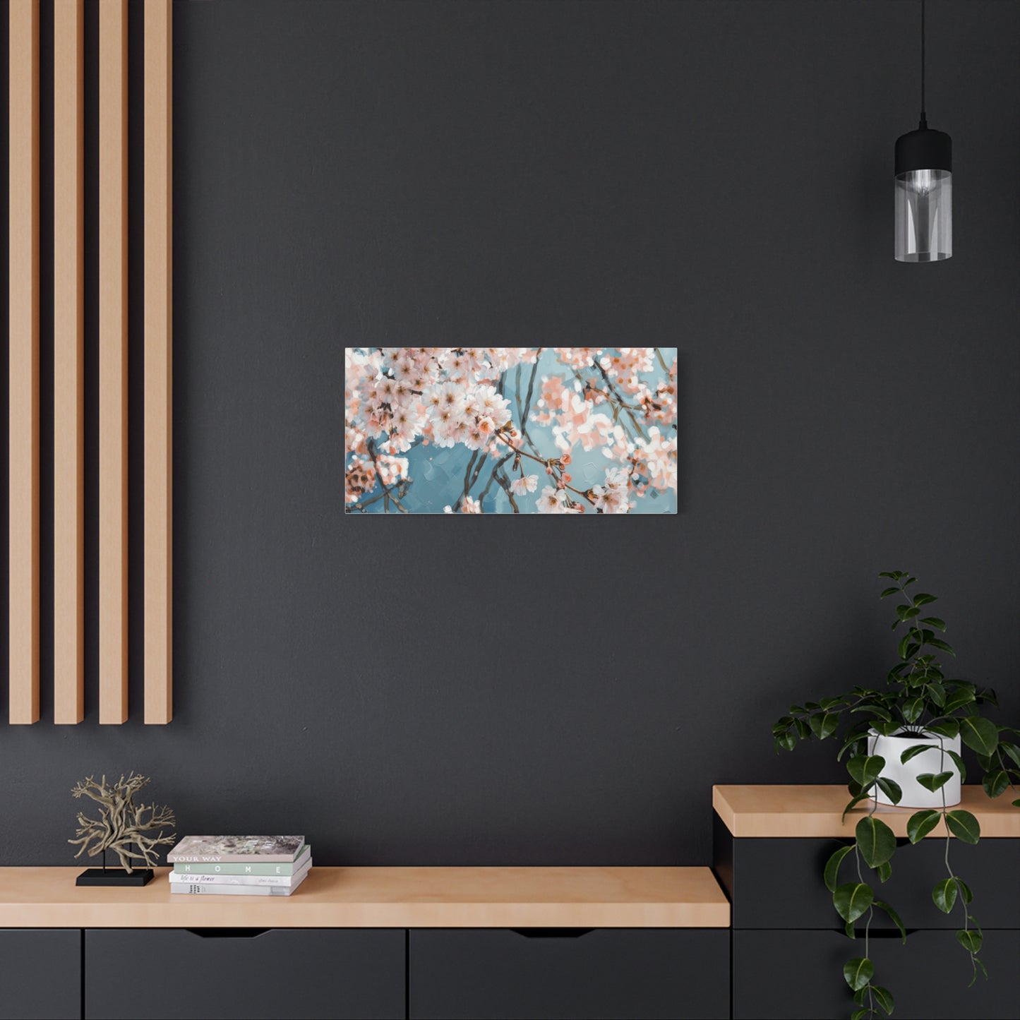 Cherry Blossom Matte Canvas Wall Art – Stretched 1.25"