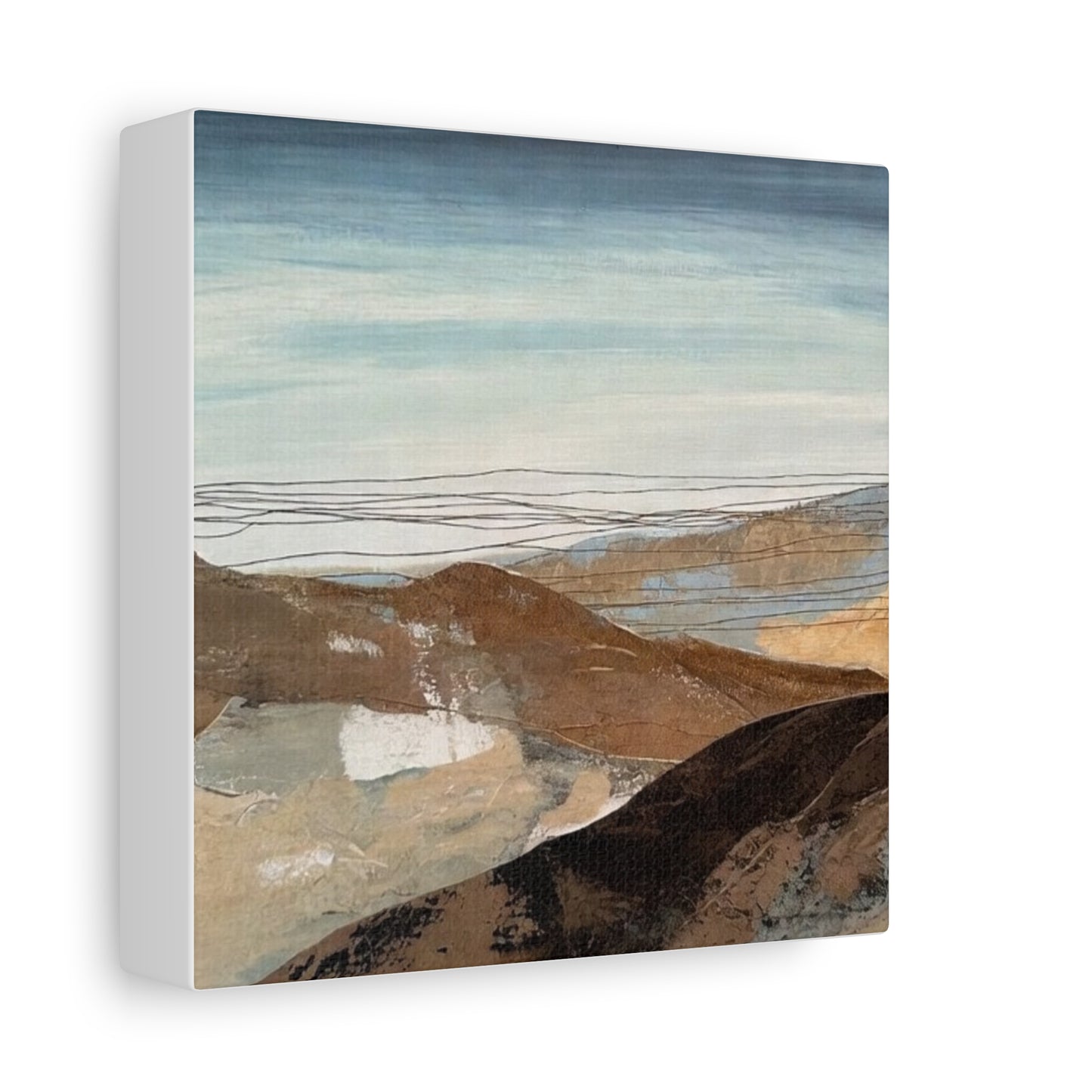 Abstract Landscape Matte Canvas Wall Art — Stretched 1.25"