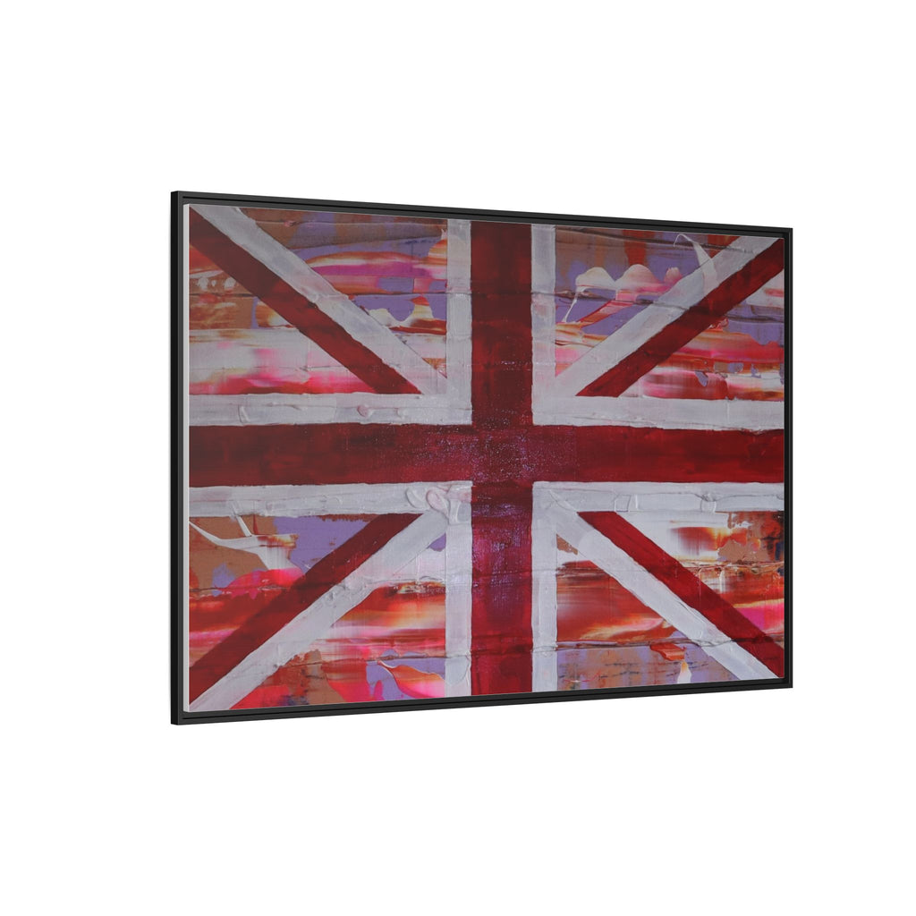 Union Jack is back! by Norman Barrett Framed Matte Canvas Print Wall Art