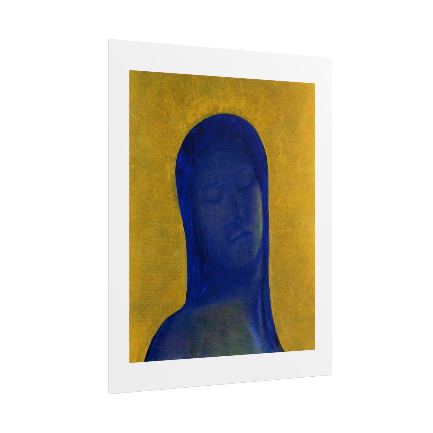 Closed Eyes by Odilon Redon Wall Art Print