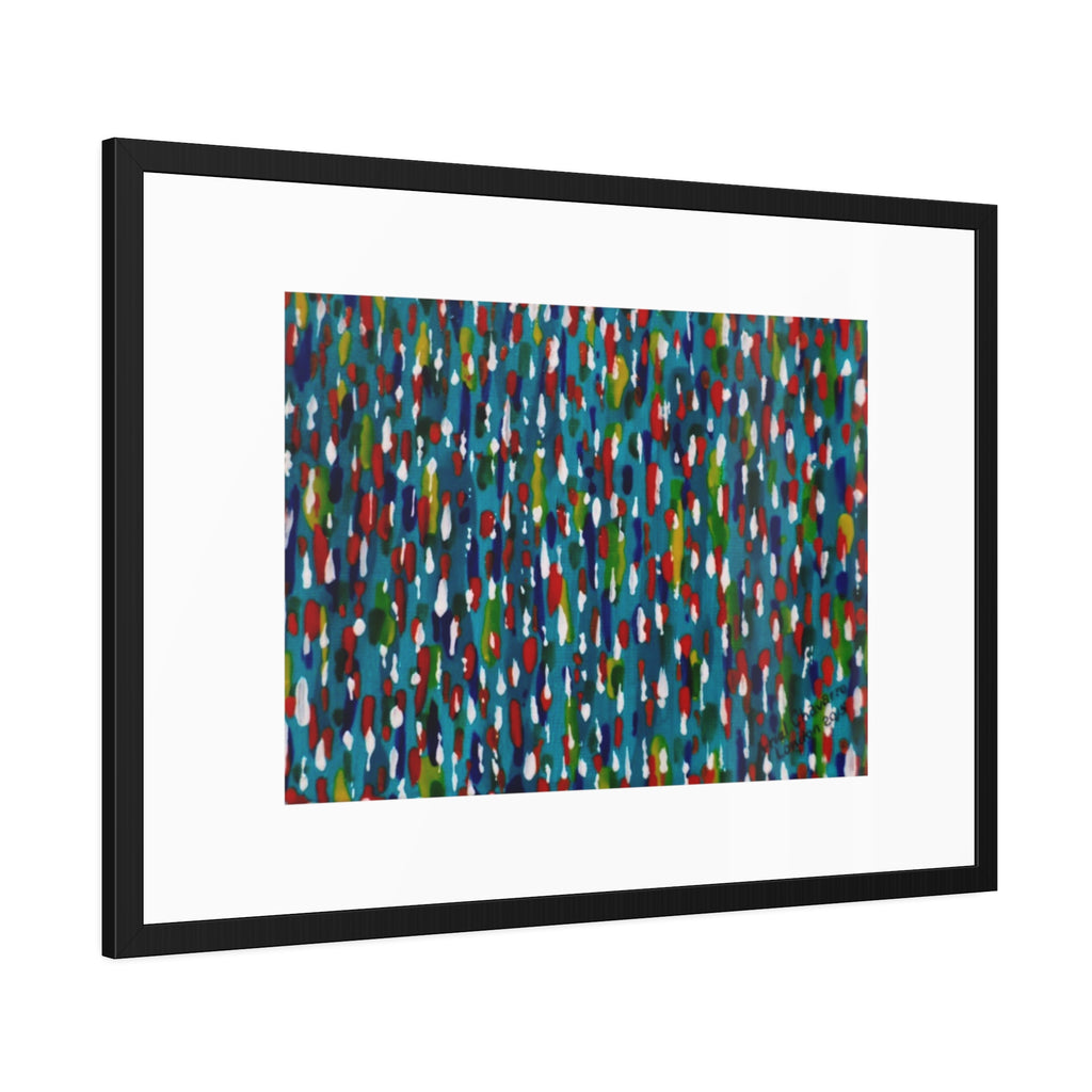 Colours Of The Soul Reflecting On Water by Ariel Chavarro Avila Framed Wall Art Print