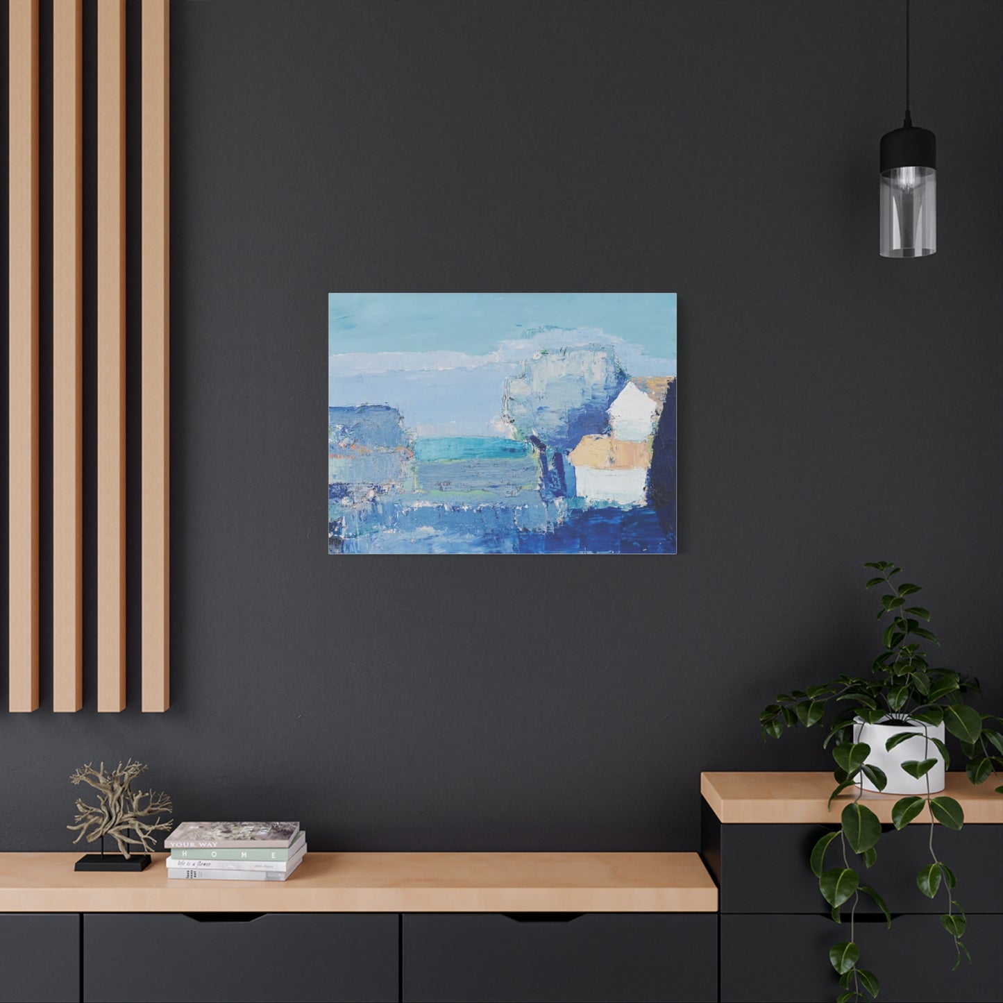 Paysage de Provence by Nicolas de Staël Matte Stretched Wall Art Print