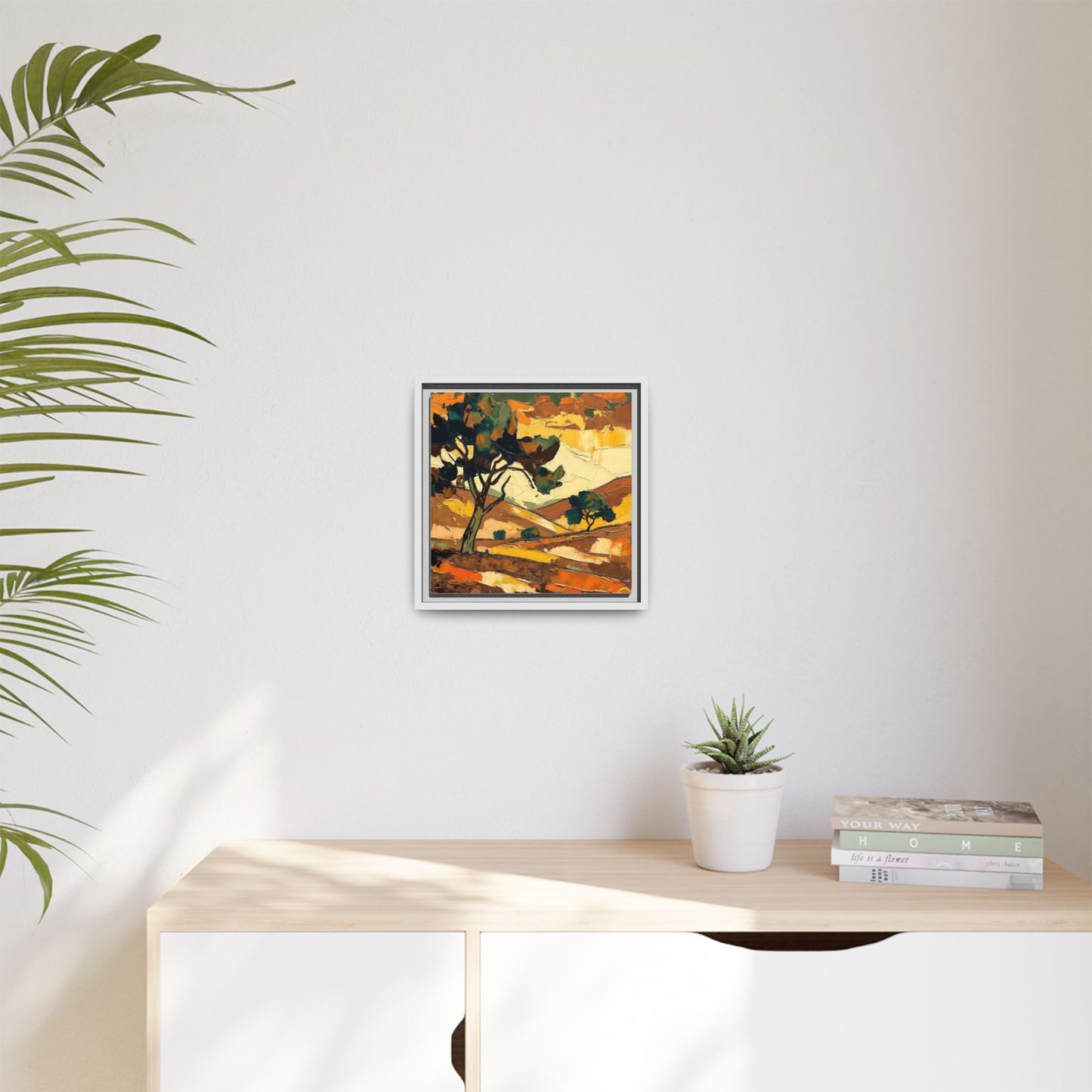 Framed Matte Canvas Landscape Art Print