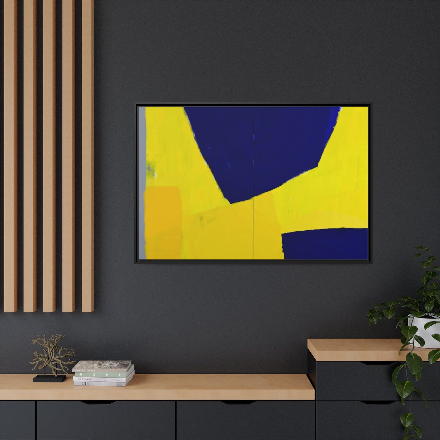 Lantenhammer by Lageplan Atelier Framed Modern Wall Art