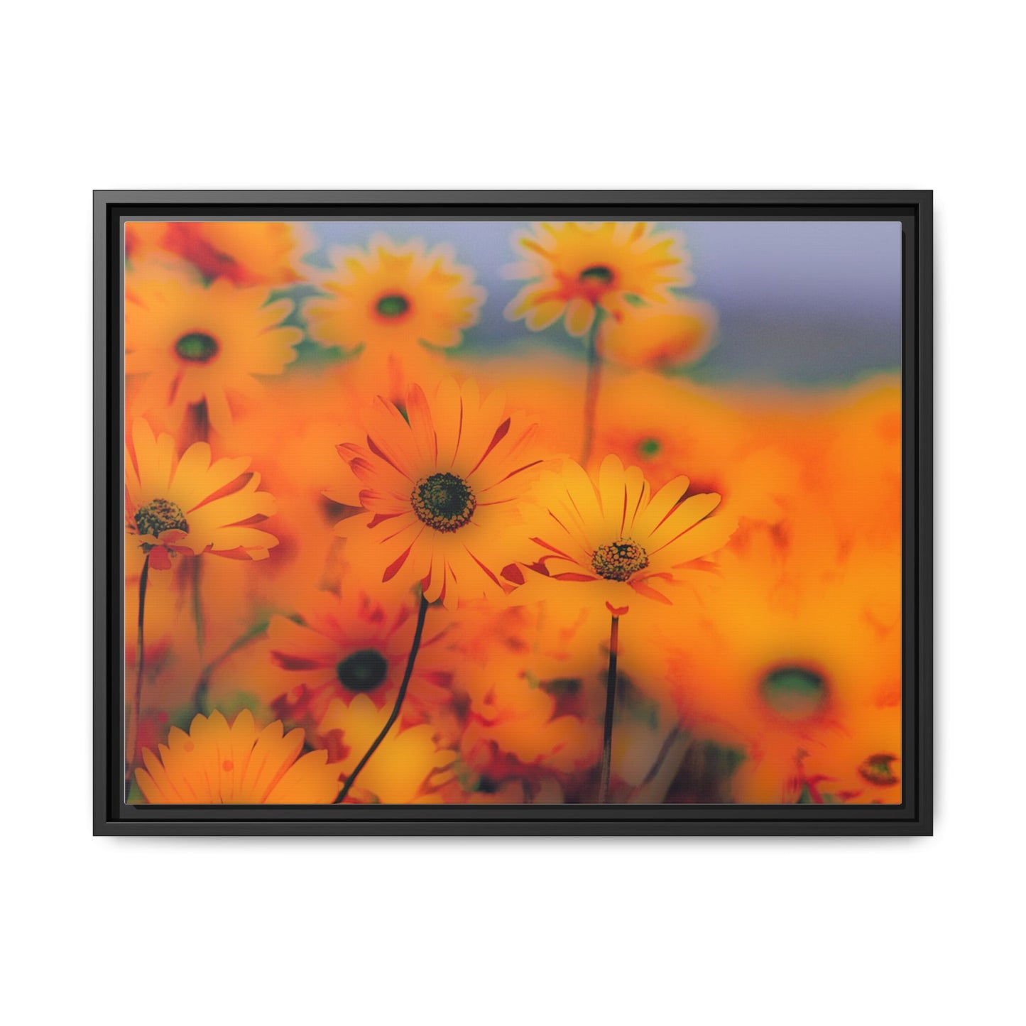 Bee Garden by Norman Barrett Framed Matte Canvas Wall Art Print