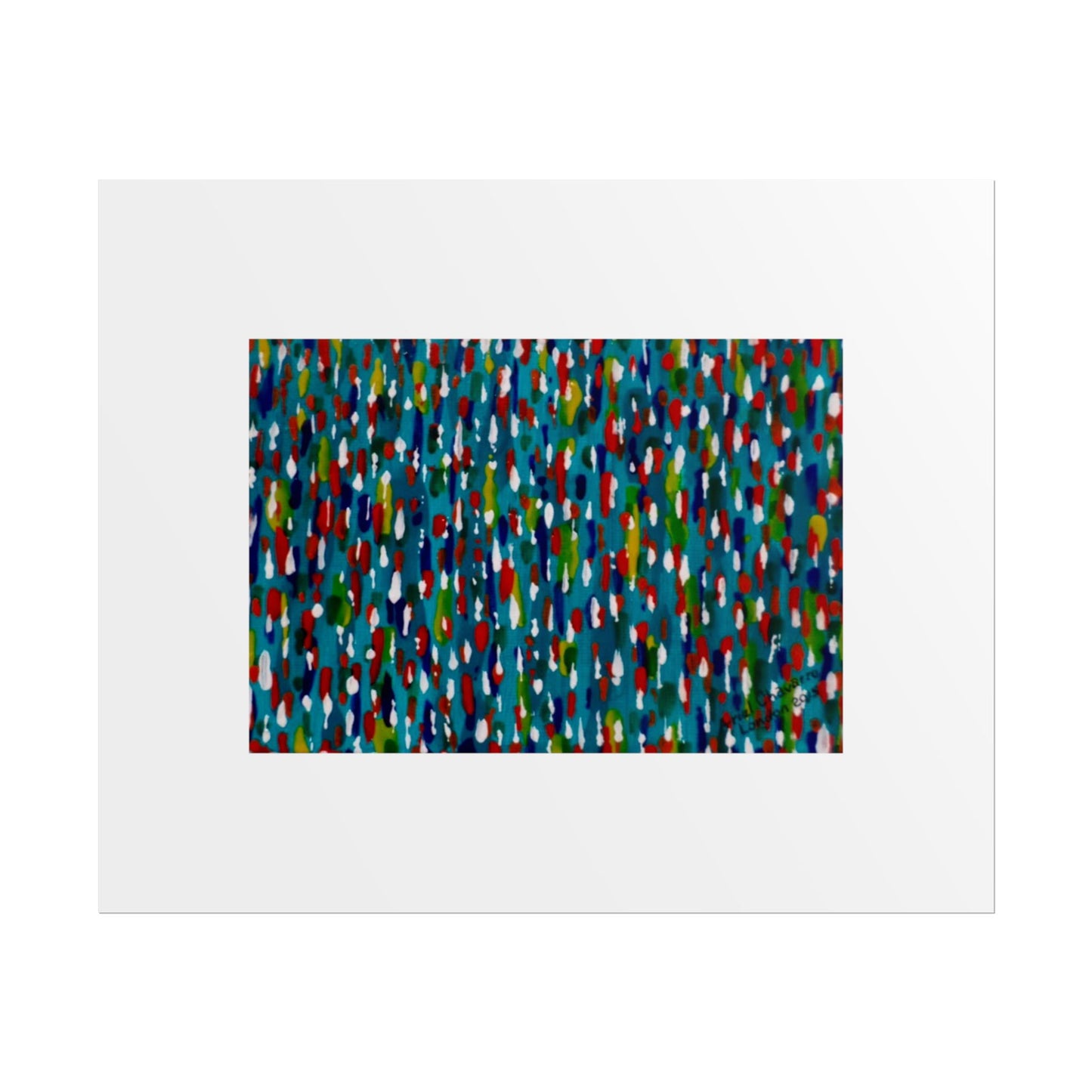 Colours Of The Soul Reflecting On Water by Ariel Chavarro Avila Wall Art Print