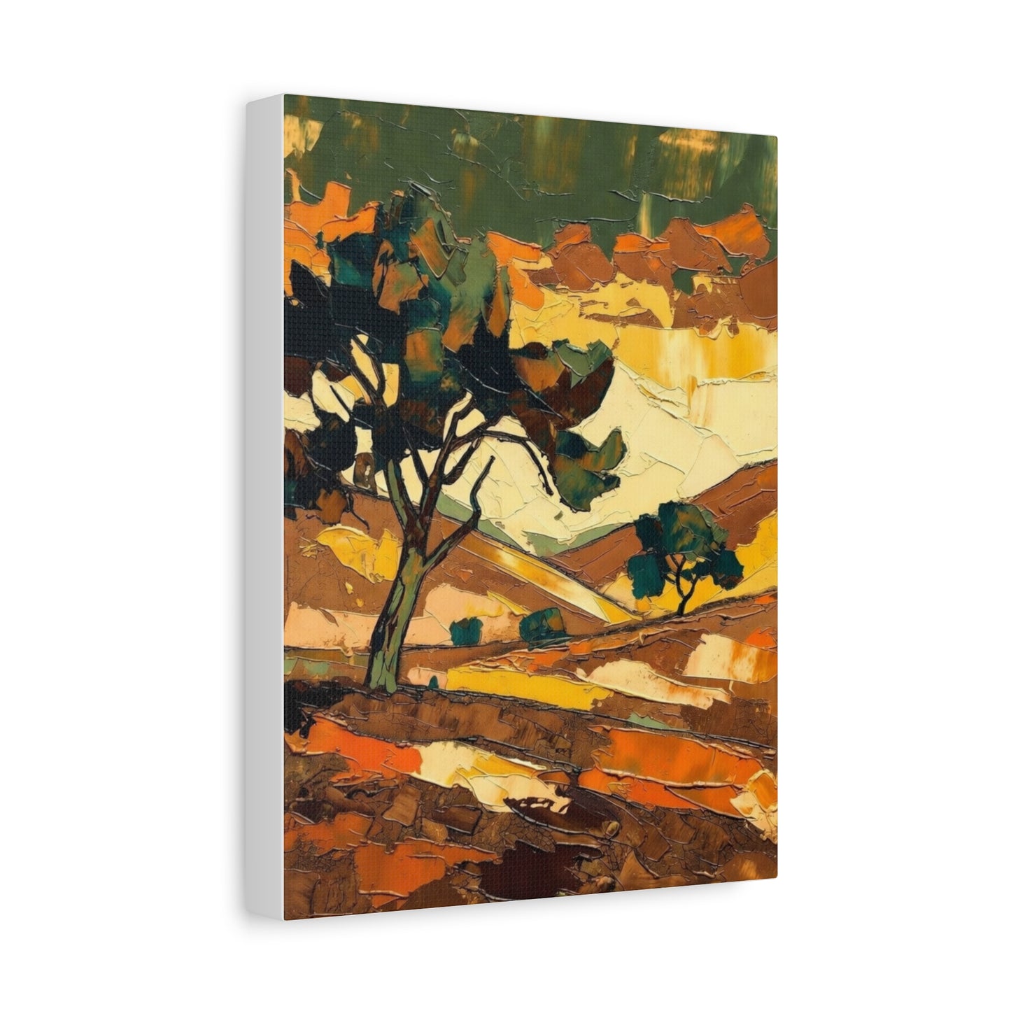 Abstract Autumn Landscape Canvas