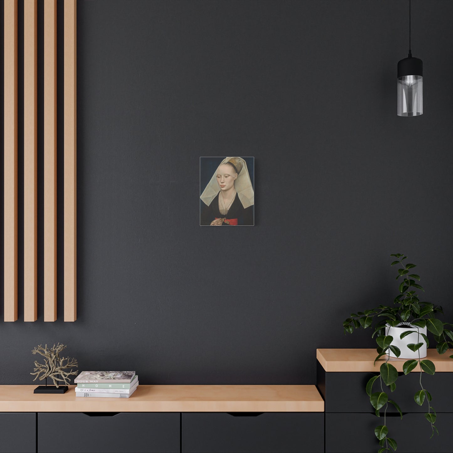 Portrait of a Lady by Rogier van der Weyden Matte Canvas Wall Art