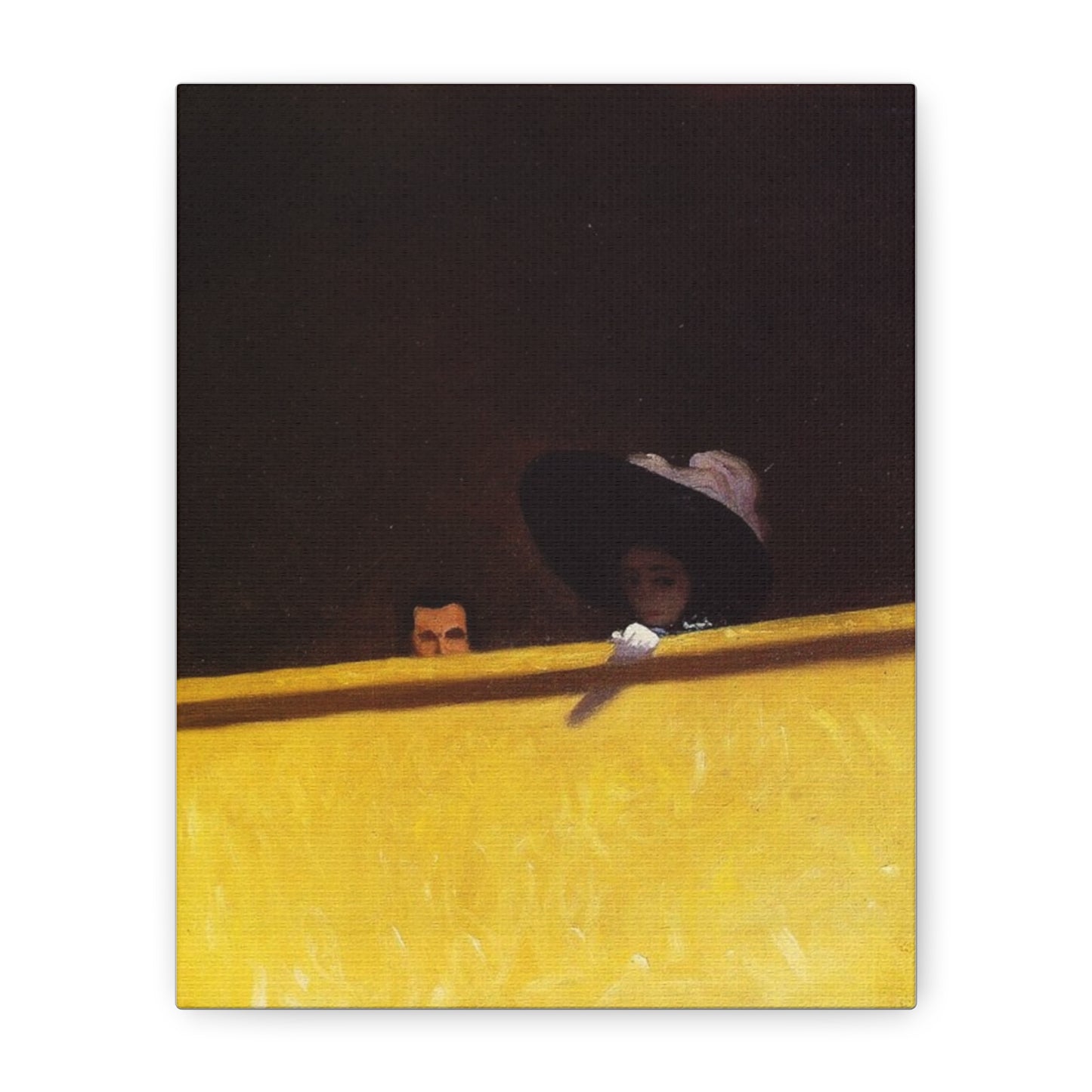 La loge de theatre by Félix Vallotton Matte Canvas Wall Art Print