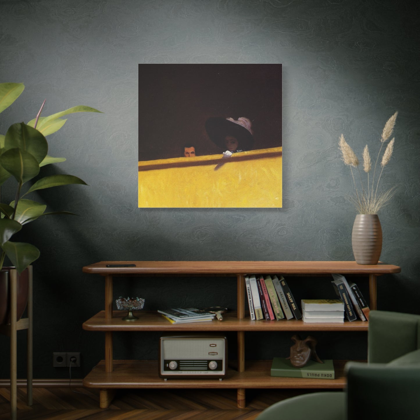 La loge de theatre by Félix Vallotton Matte Canvas Wall Art Print