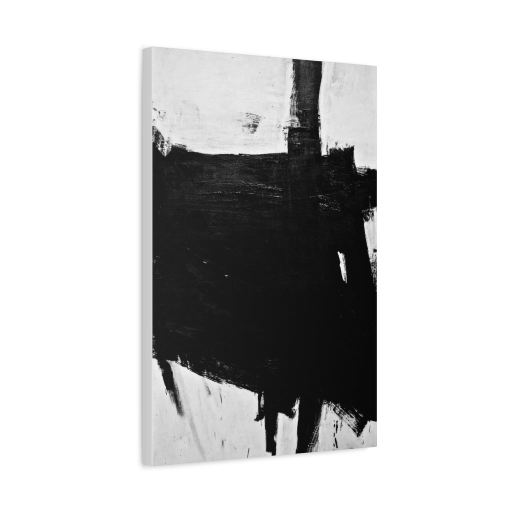 Sabra by Franz Kline Abstract Matte Canvas Wall Art Print
