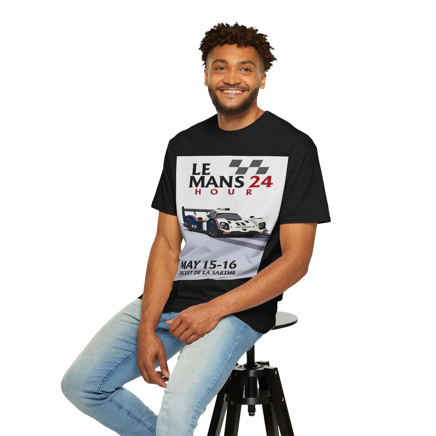 Le Mans 24 Hour Racing Poster T-Shirt — May 15-16 Circuit de la Sarthe