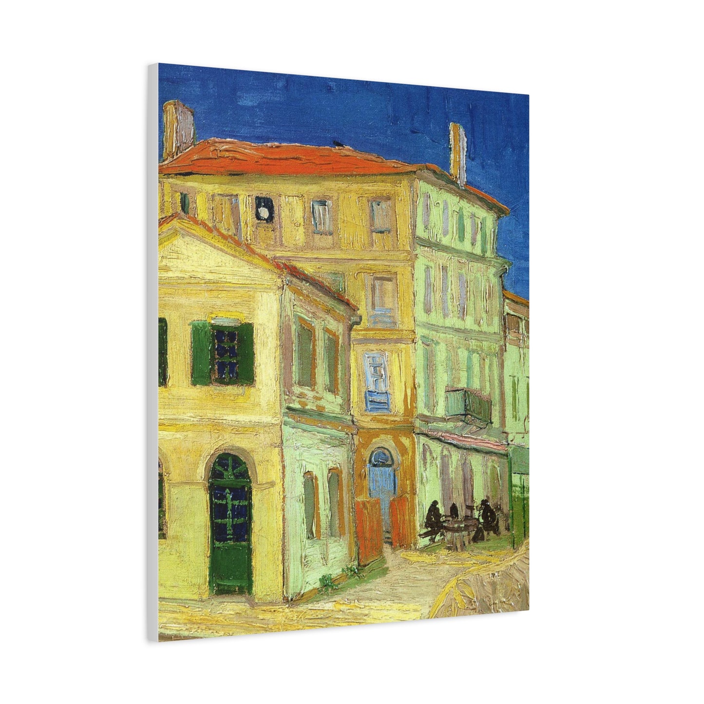 The Yellow House by Vincent van Gogh Matte Canvas Art – Stretched 1.25"