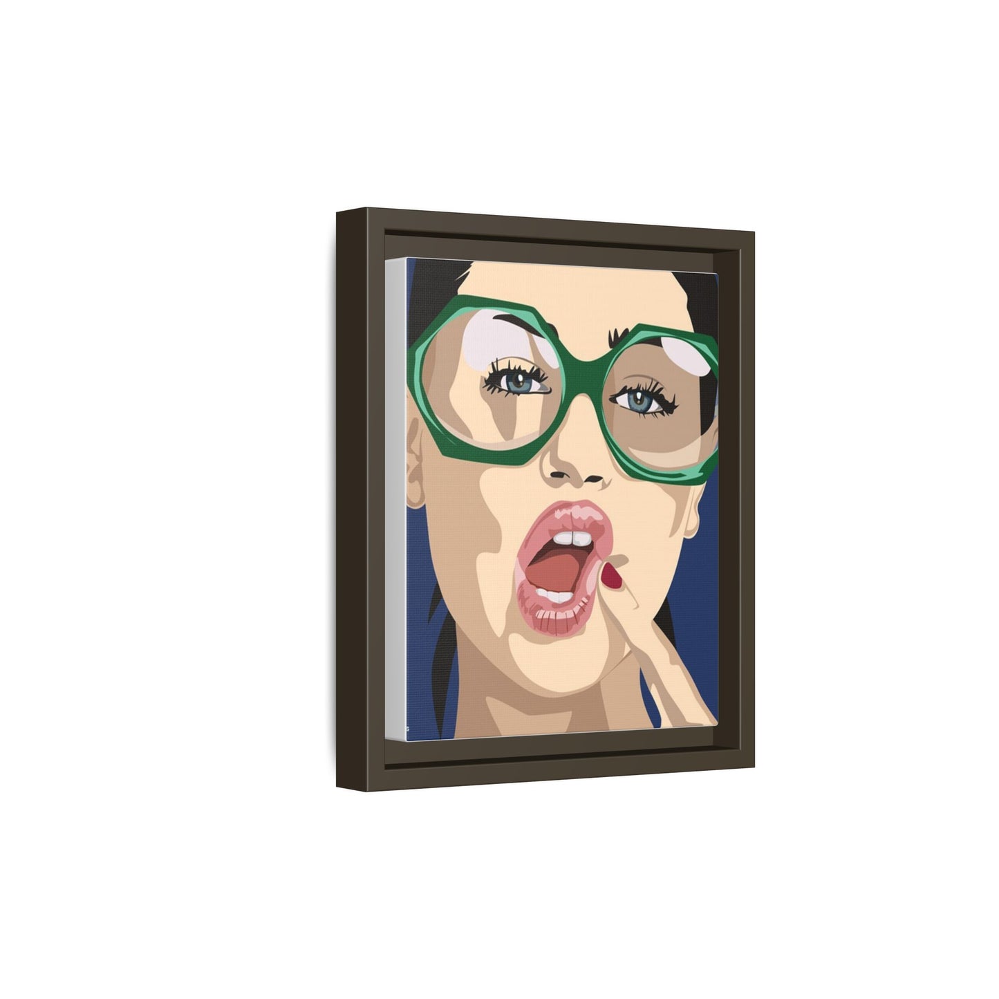 Vivid 2 by Orit Fuchs Matte Canvas Framed Wall Art