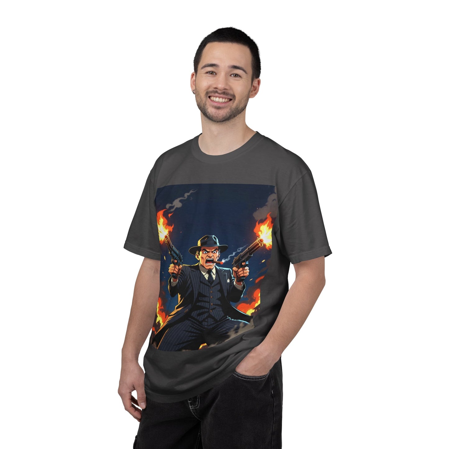Gangster T‑Shirt — Vintage Outlaw Graphic Tee