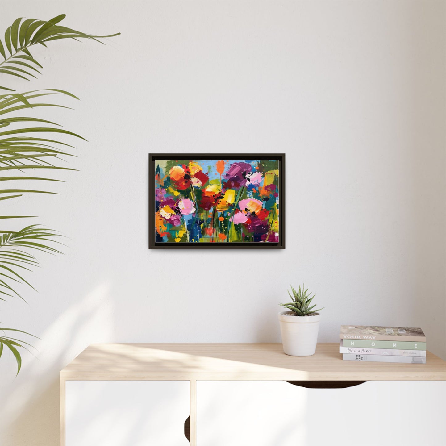Matte Canvas, Framed (Multi-color)