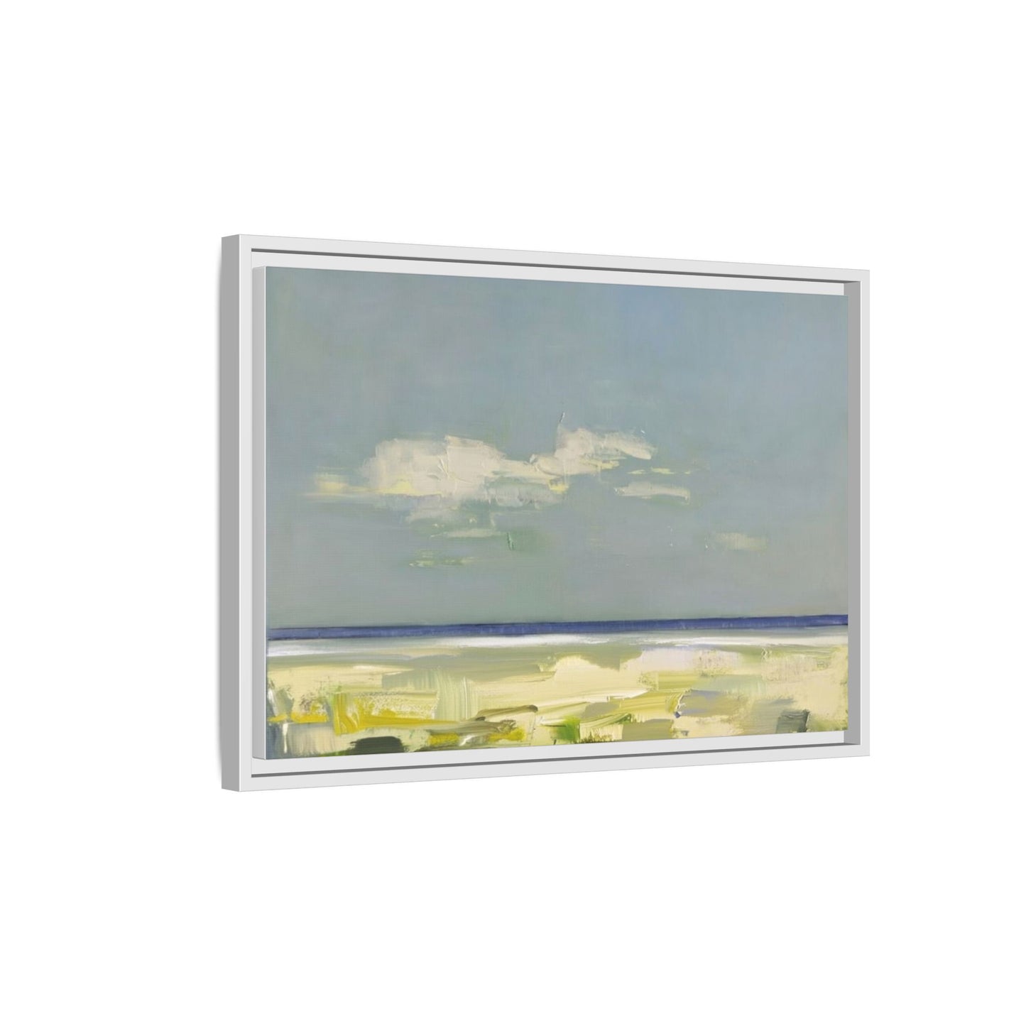 Coastal Calm Matte Canvas Framed Wall Art