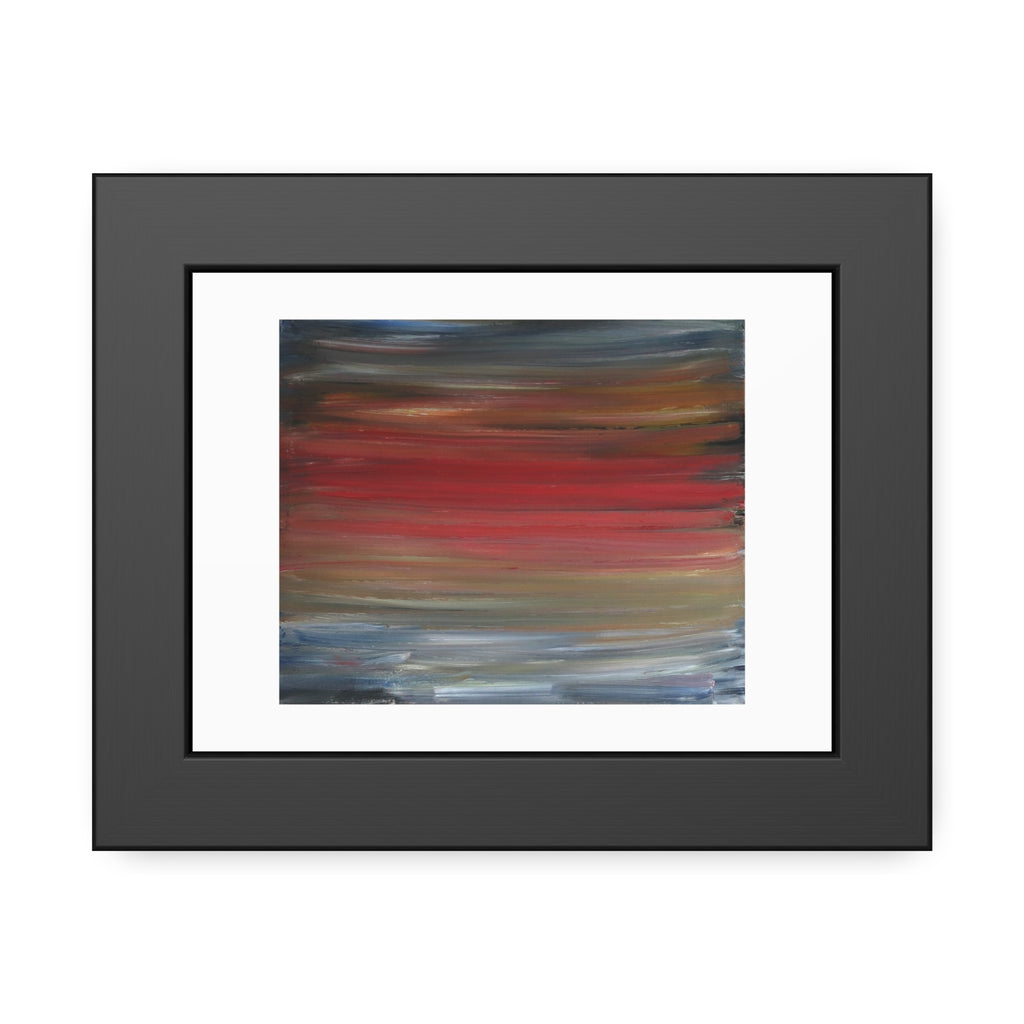 Misty morning by Norman Barrett Framed Poster Wall Art