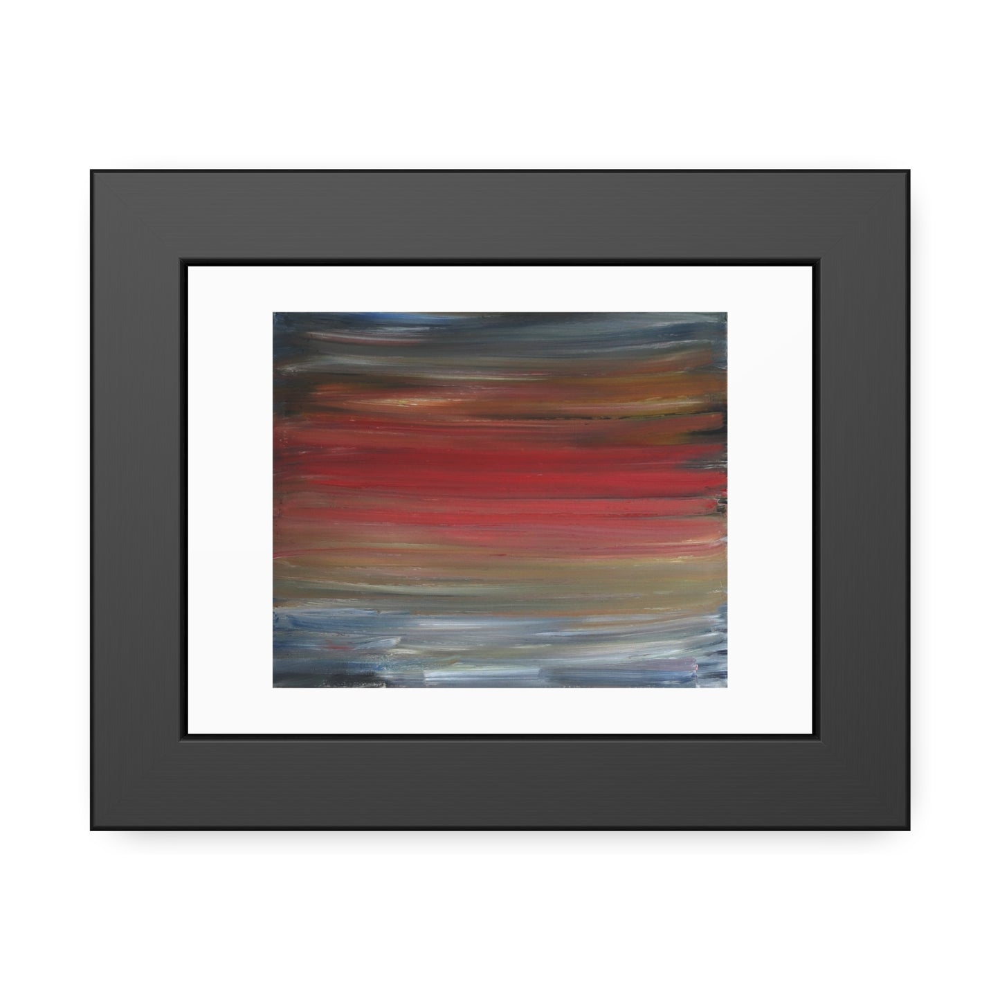Misty morning by Norman Barrett Framed Poster Wall Art