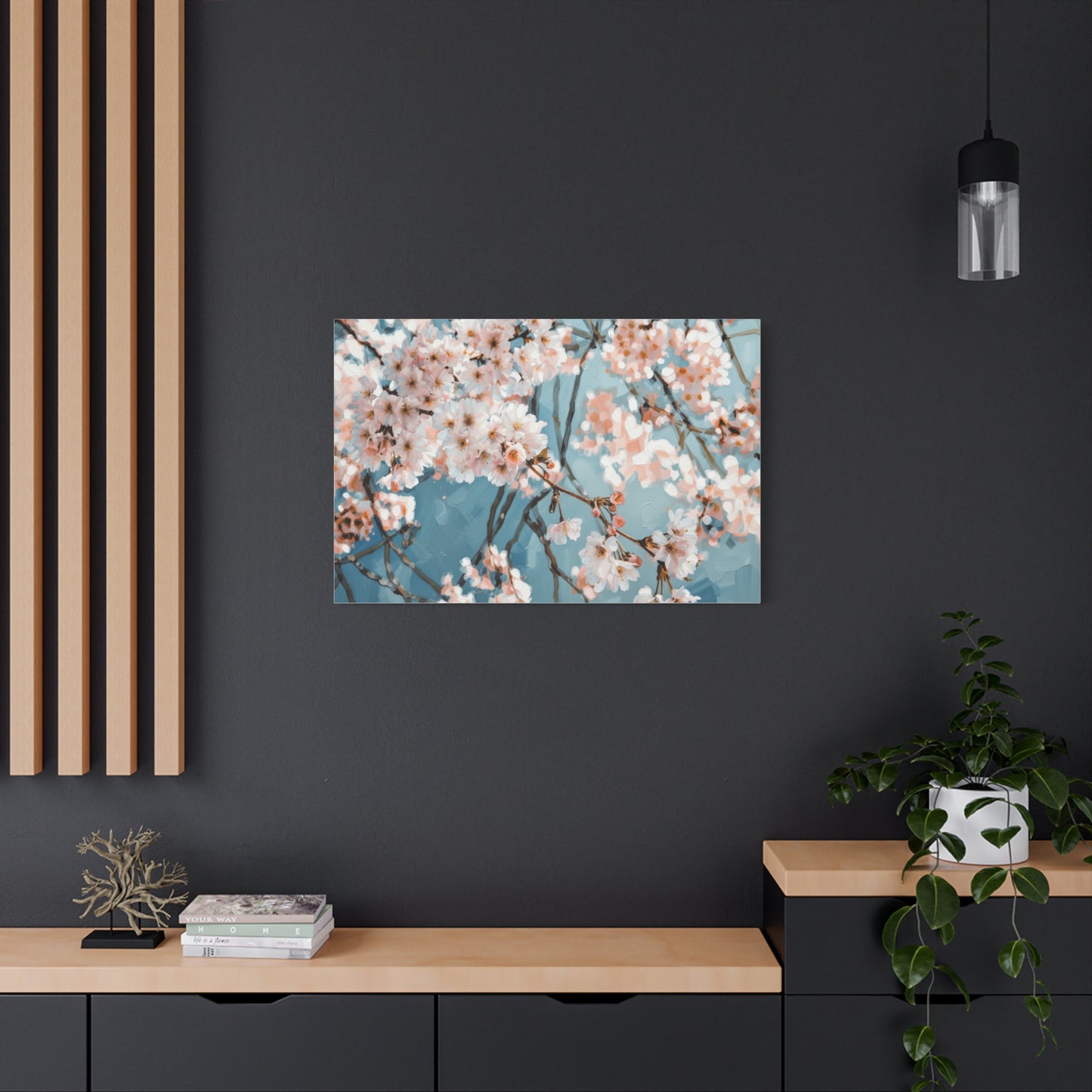 Cherry Blossom Matte Canvas Wall Art – Stretched 1.25"