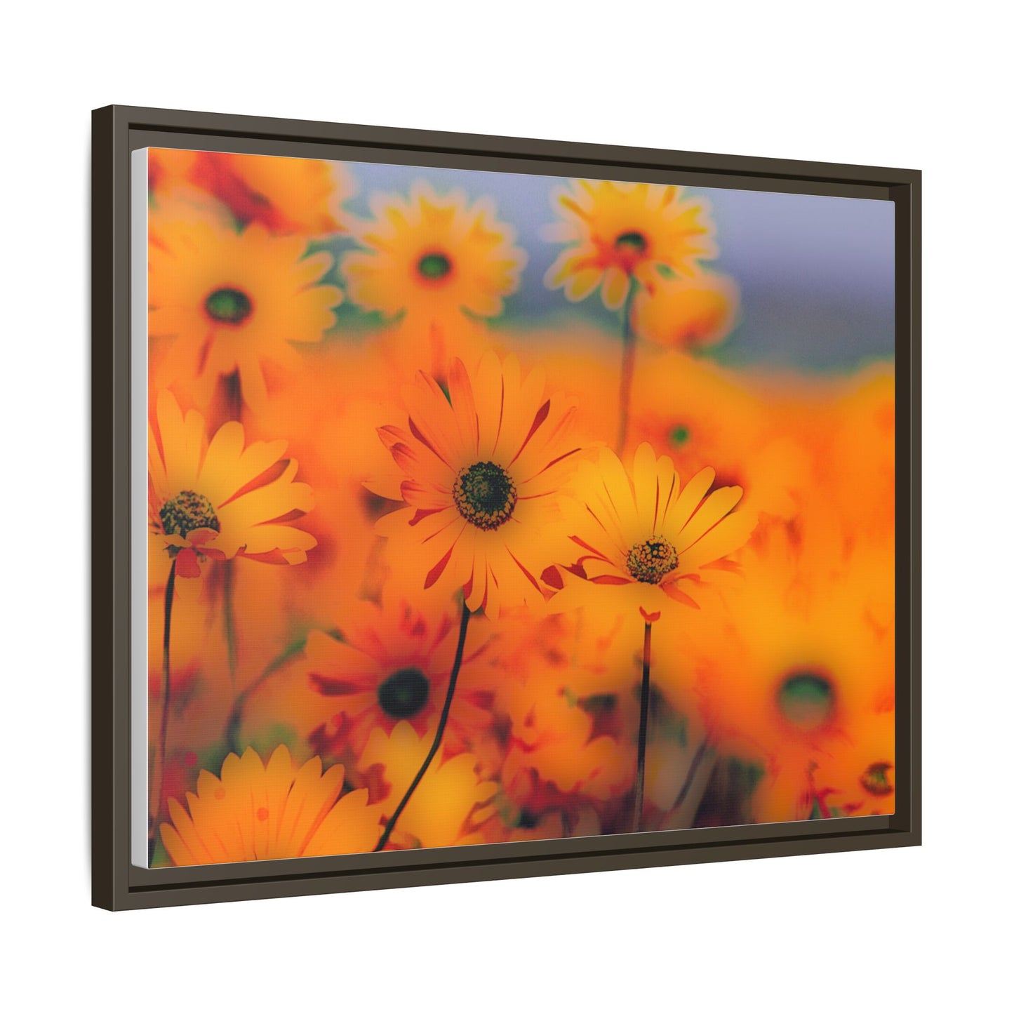 Bee Garden by Norman Barrett Framed Matte Canvas Wall Art Print