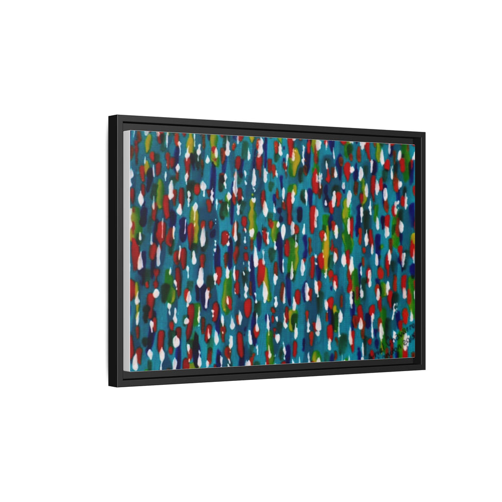 Colours Of The Soul Reflecting On Water by Ariel Chavarro Avila Matte Canvas Framed Art