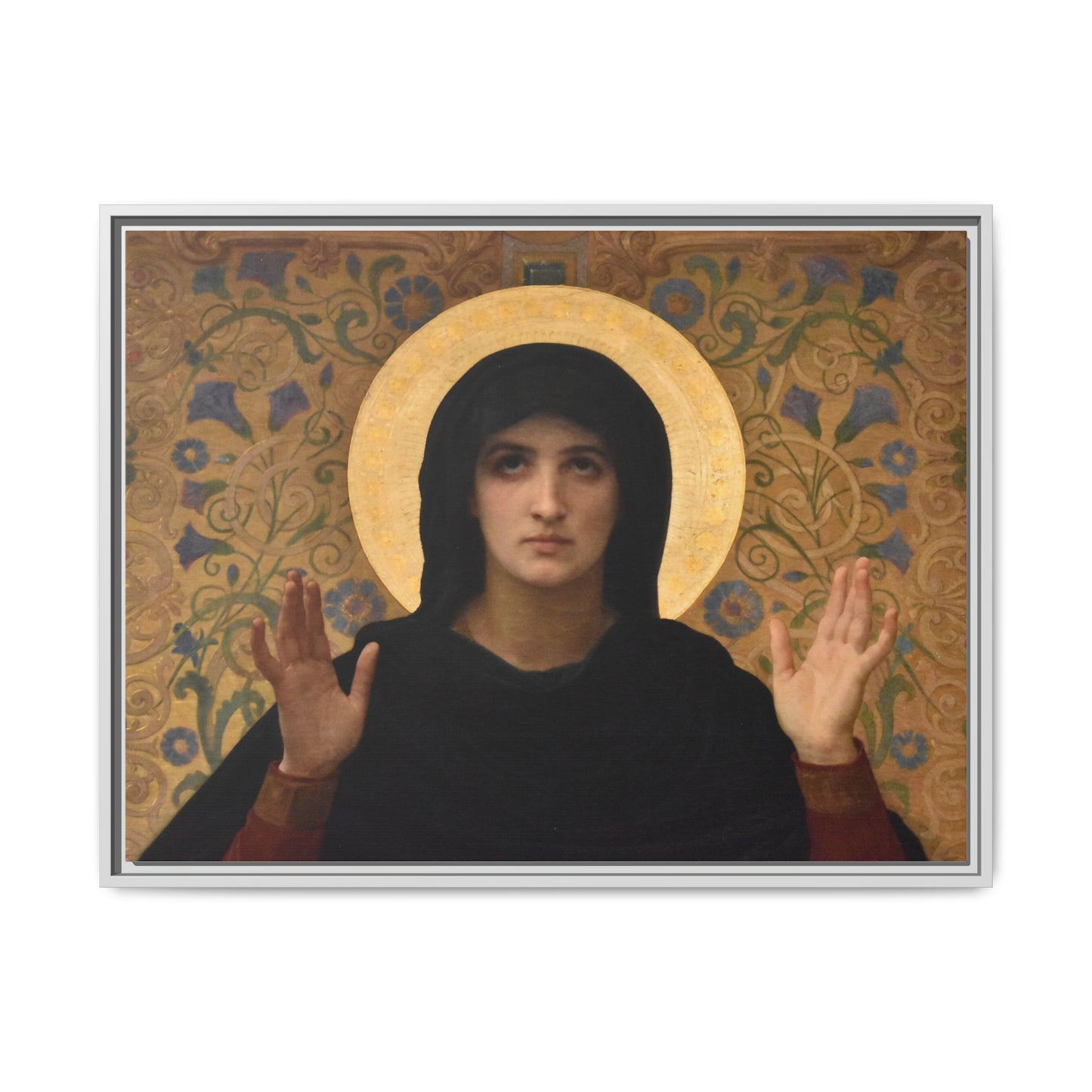 La Vierge consolatrice by William Adolphe Bouguereau Framed Matte Canvas Wall Art