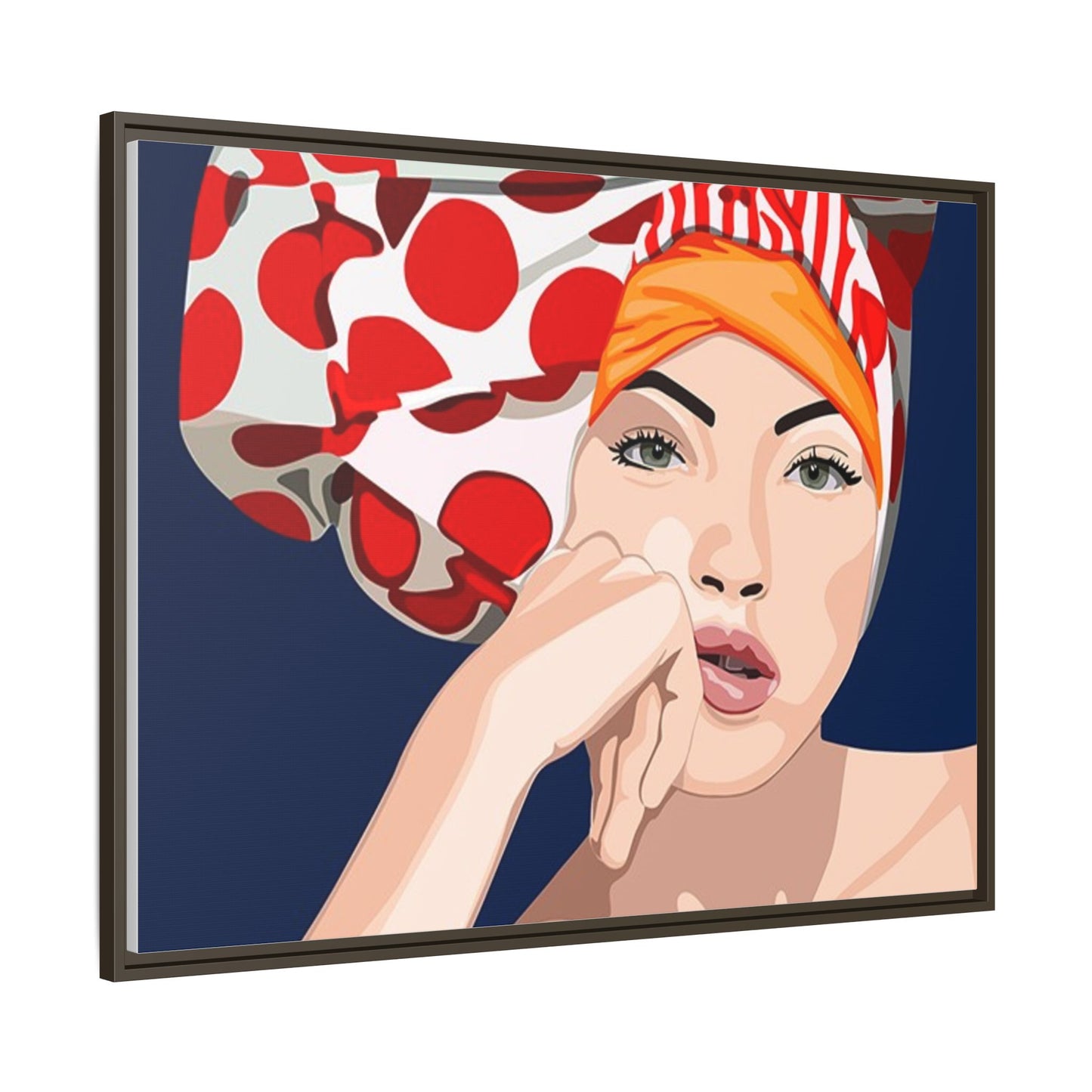 Vivid 20 by Orit Fuchs Pop Art Matte Canvas Framed Wall Art Print