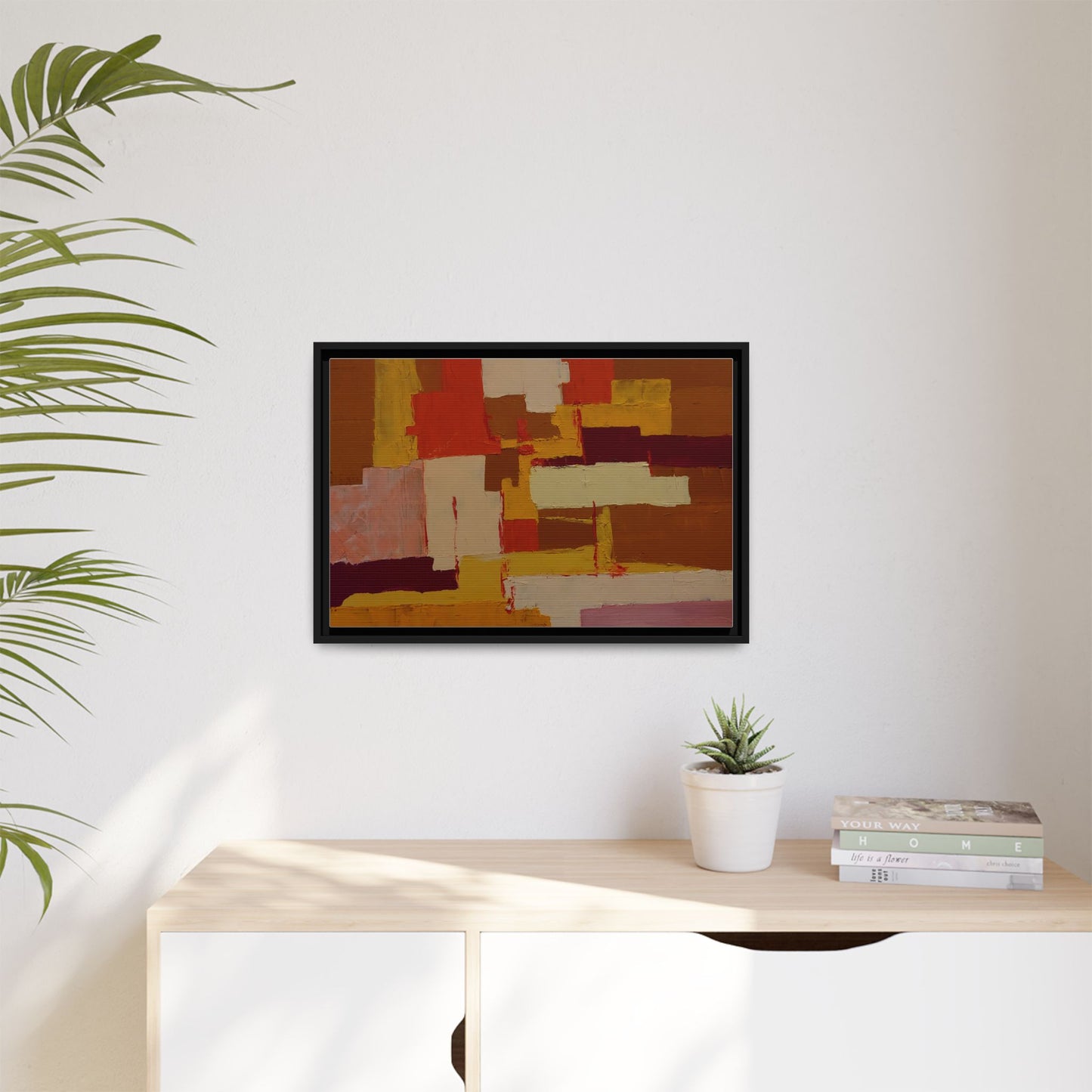 Tableau Confusion by Nicolae Calancea Framed Canvas Wall Art Print