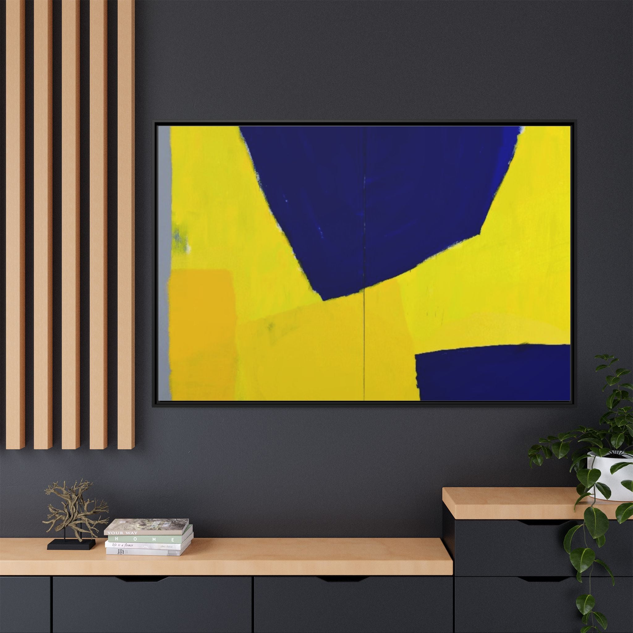 Lantenhammer by Lageplan Atelier Framed Modern Wall Art