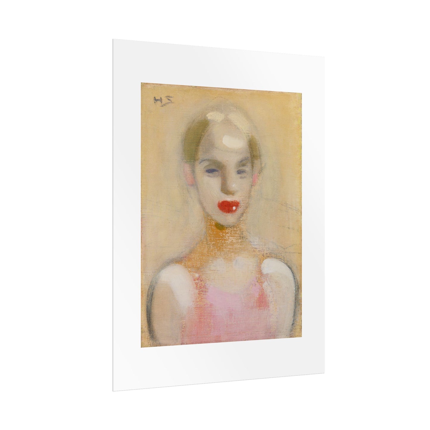Circus Girl by Helene Schjerfbeck Wall Art Print