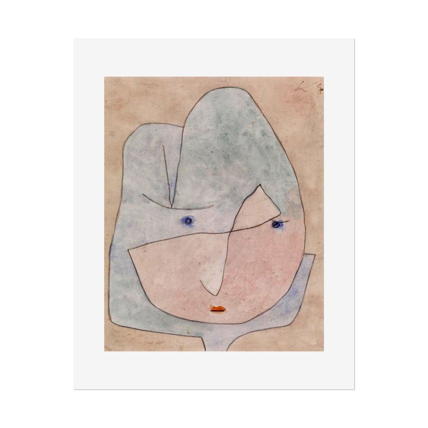 This Bloom is About to Wither by Paul Klee Wall Art Print
