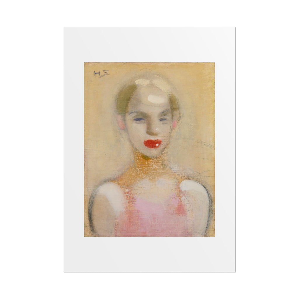 Circus Girl by Helene Schjerfbeck Wall Art Print