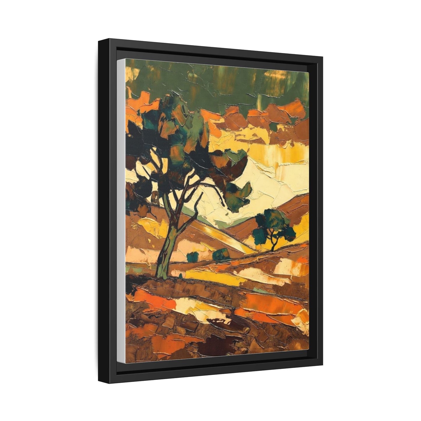 Framed Matte Canvas Landscape Art Print