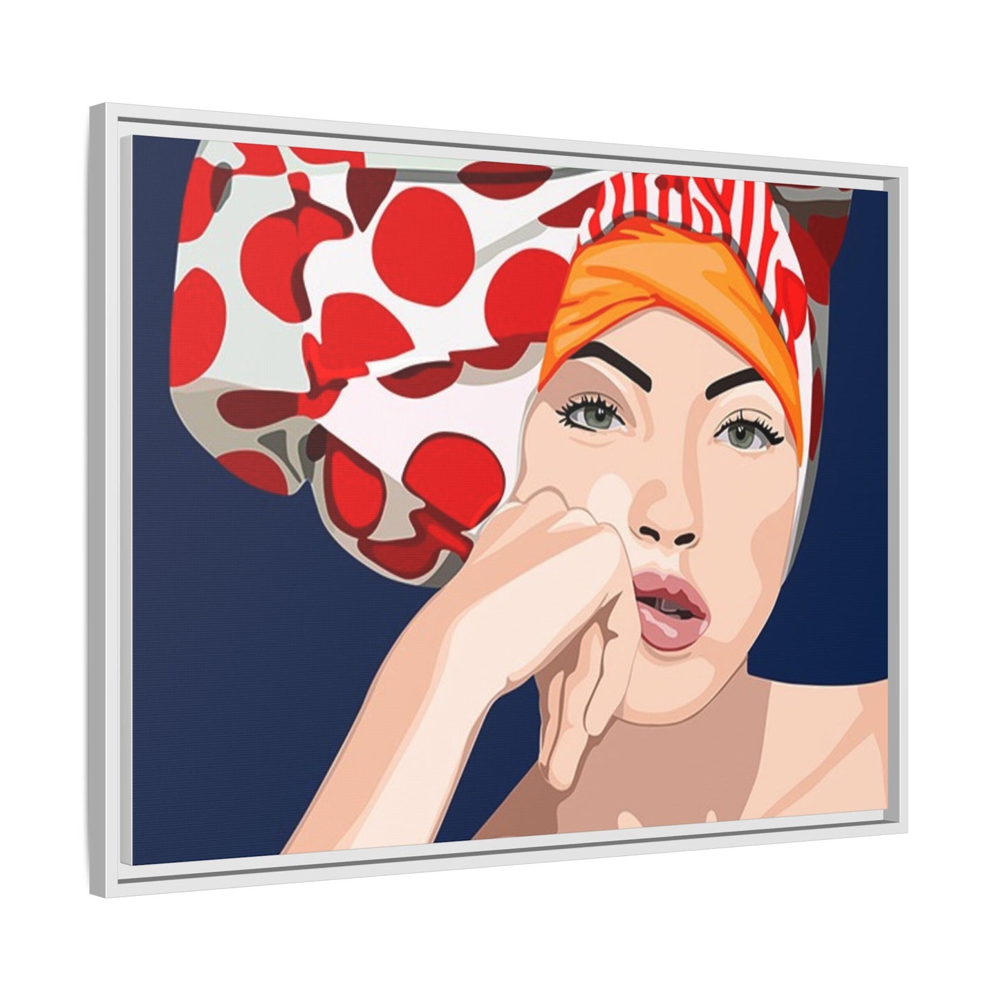 Vivid 20 by Orit Fuchs Pop Art Matte Canvas Framed Wall Art Print