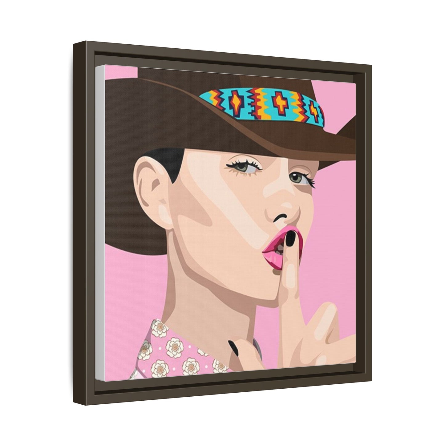 Vivid 63 by Orit Fuchs Matte Framed Canvas Wall Art