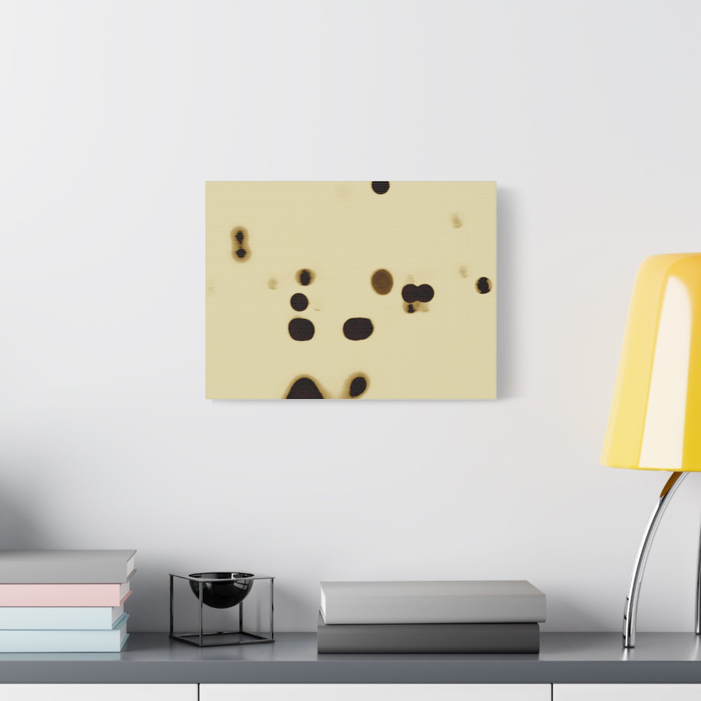 People Communicating by Unknown Abstract Matte Canvas Wall Art Print