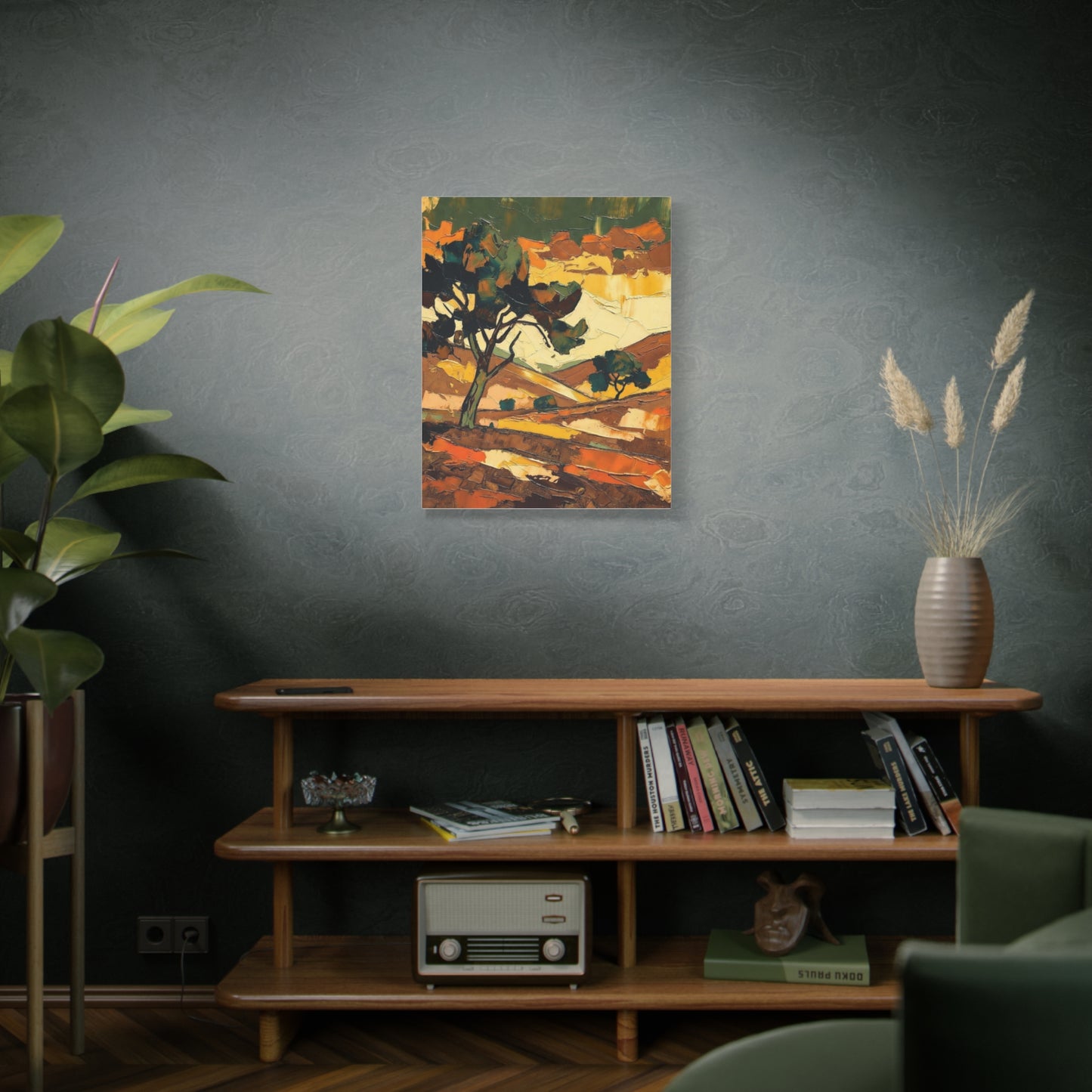 Abstract Autumn Landscape Canvas