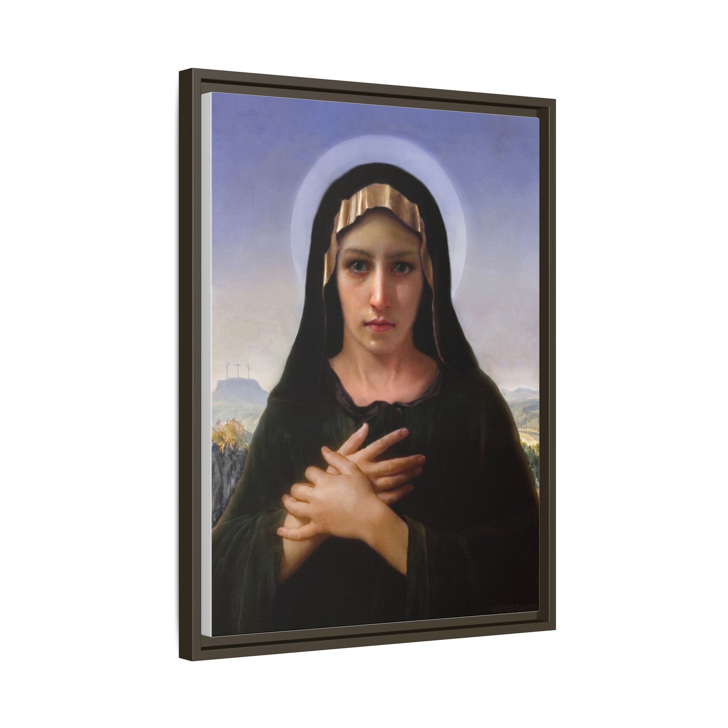 Virgo Solitudinis by William Adolphe Bouguereau Framed Matte Canvas Print