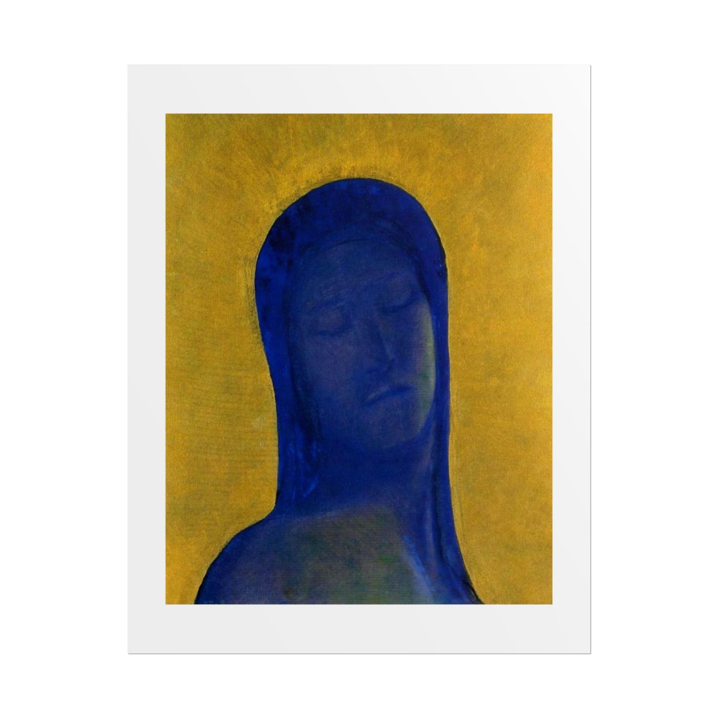 Closed Eyes by Odilon Redon Wall Art Print