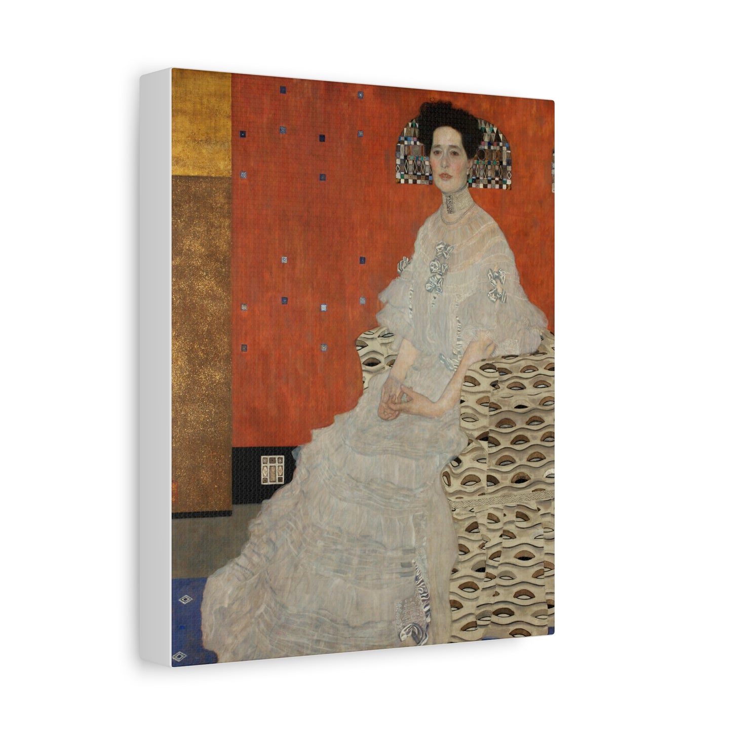 Fritza Riedler by Gustav Klimt Matte Canvas Wall Art Print