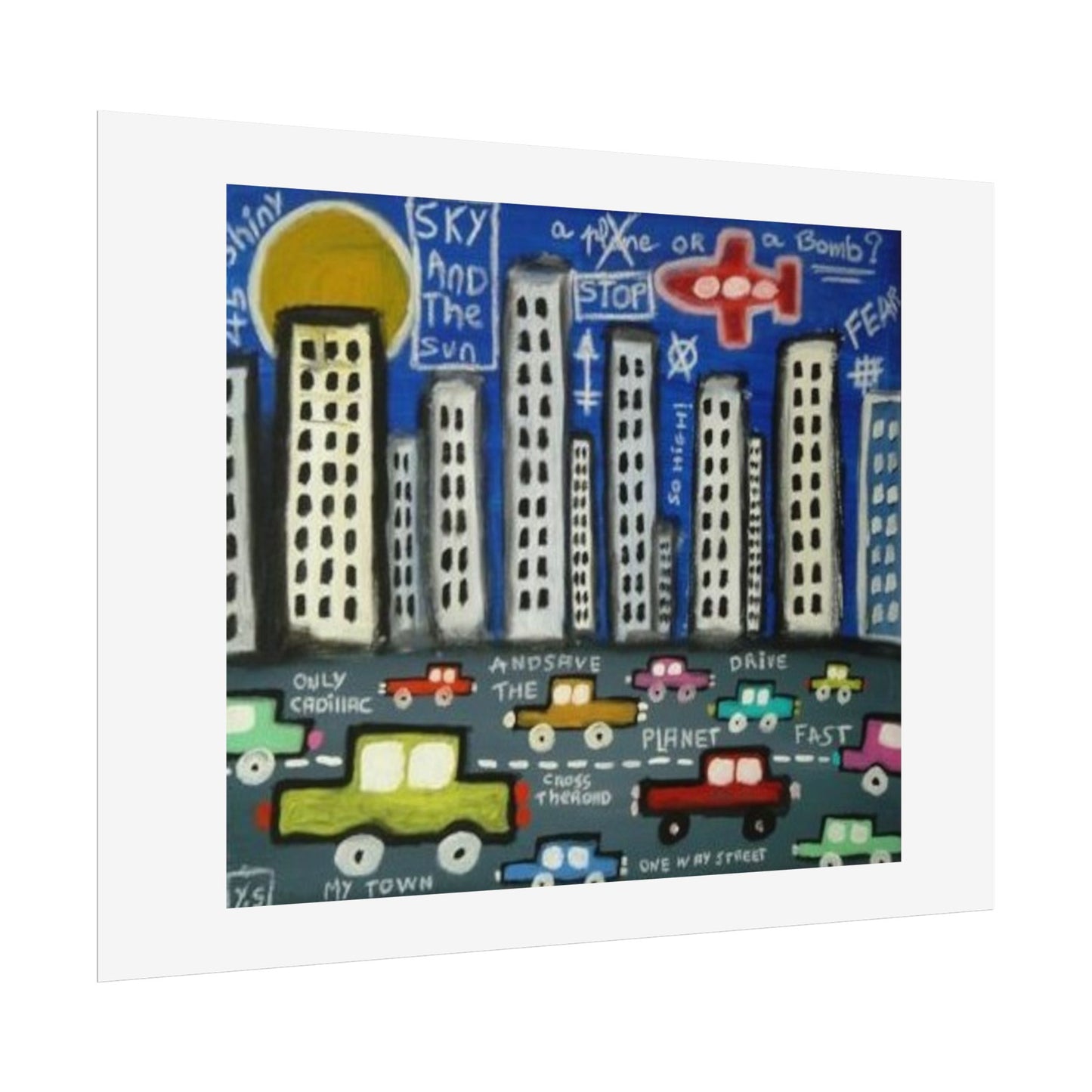 Only Cadillac 2 by Yann Sciberras Wall Art Print