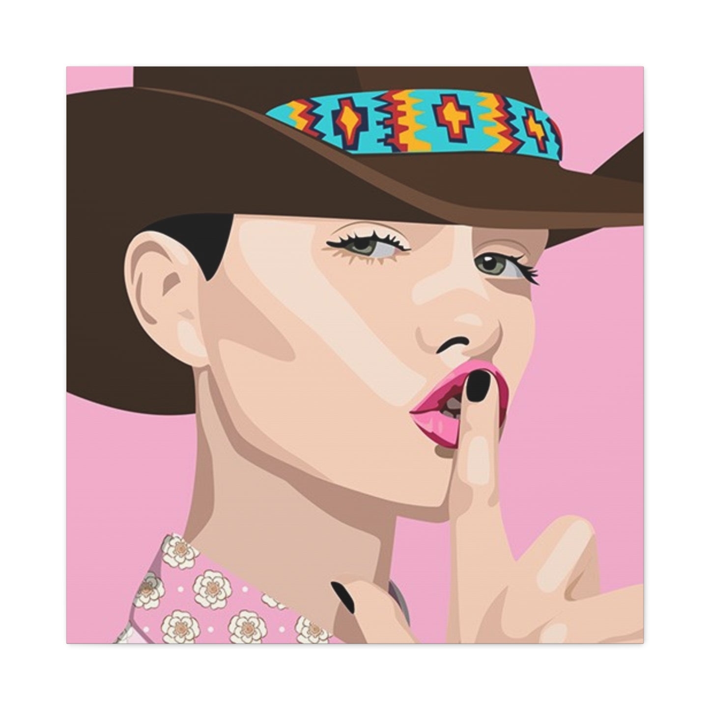 Vivid 63 by Orit Fuchs Canvas Wall Art Matte Stretched