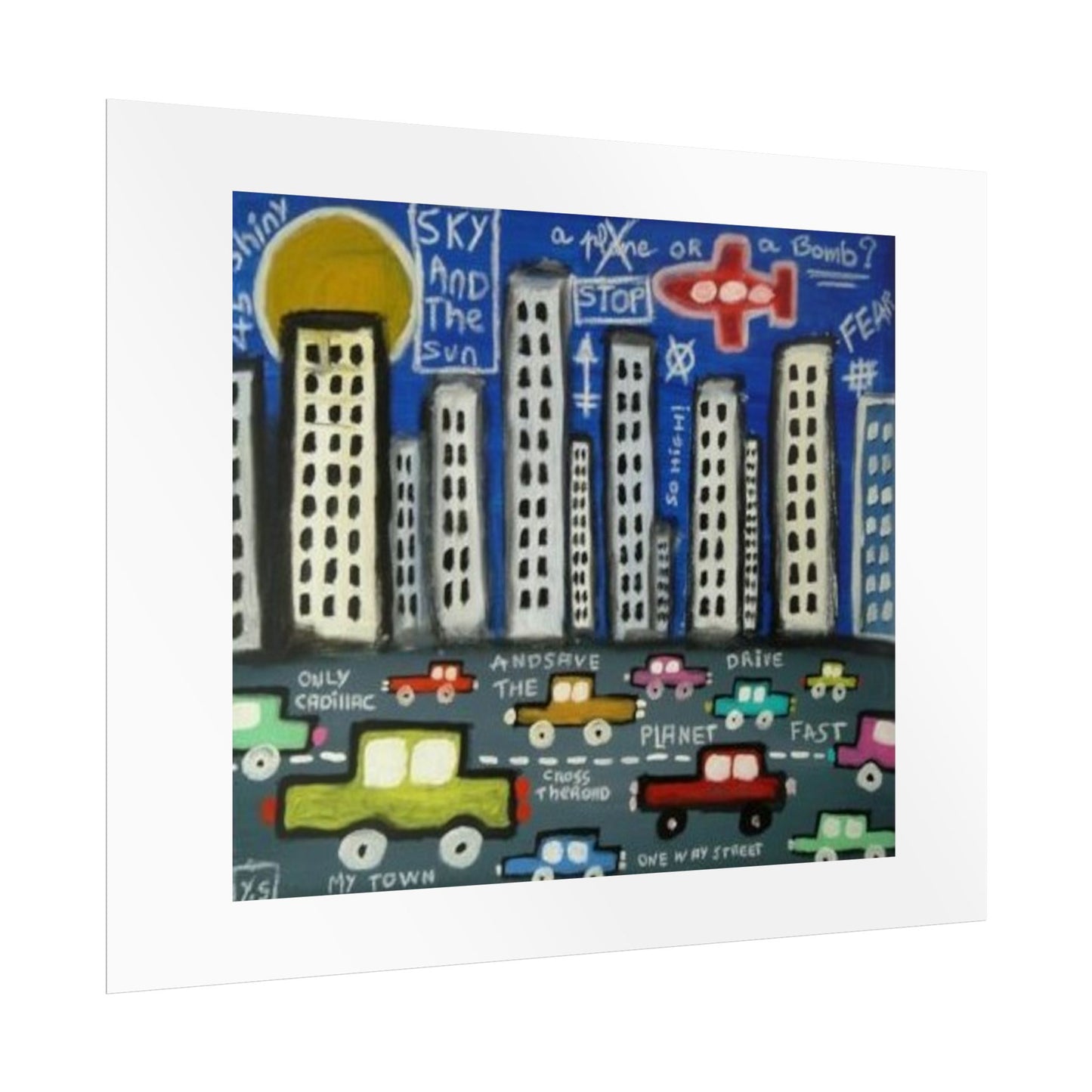 Only Cadillac 2 by Yann Sciberras Wall Art Print